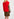 Cardigan sans manches en mohair mélangé rouge Faume - seconde main