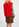 Cardigan sans manches en mohair mélangé rouge Faume - seconde main