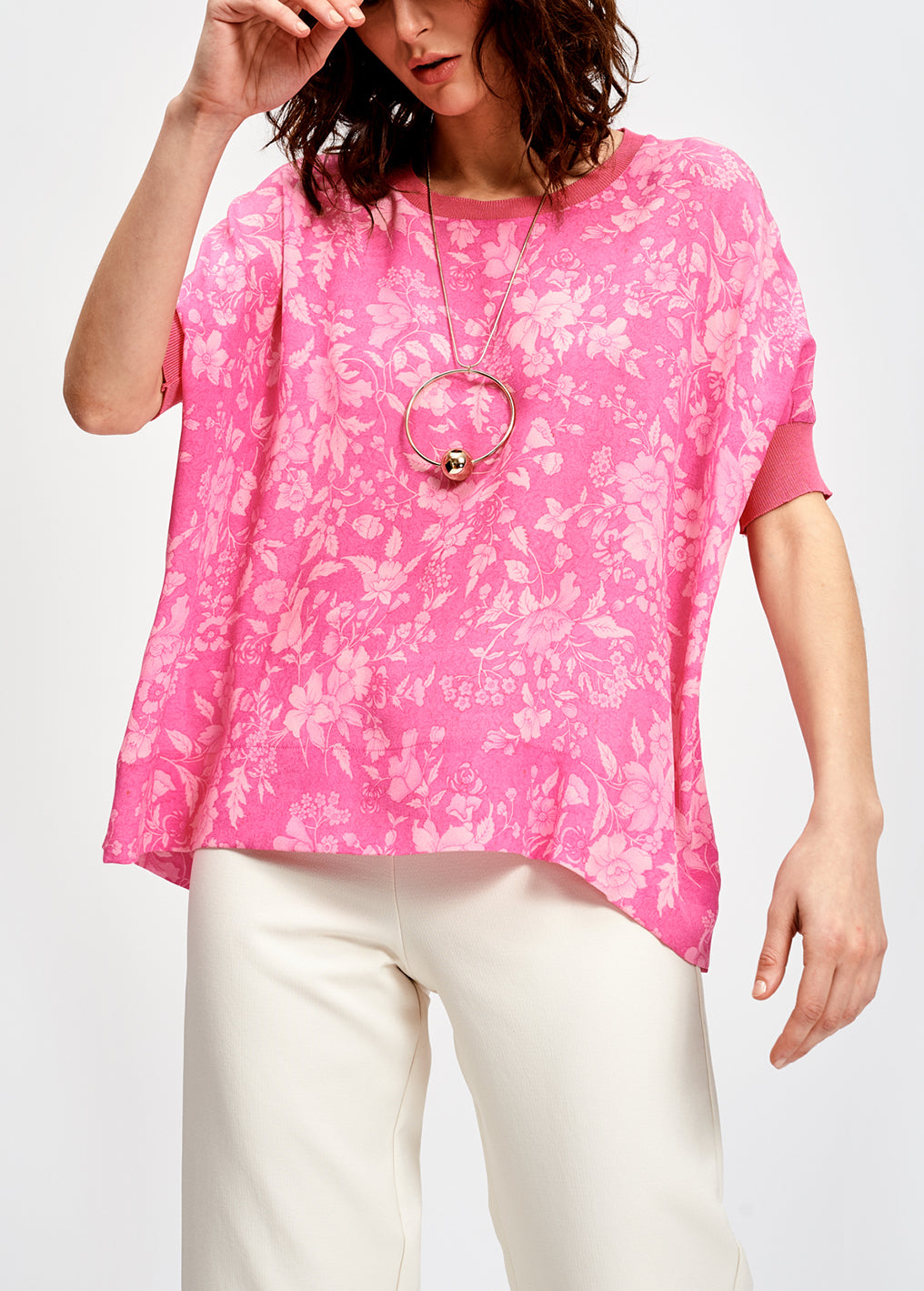 Gebroken witte, klassieke broek RE—SSENTIEL | Essentiel second hand