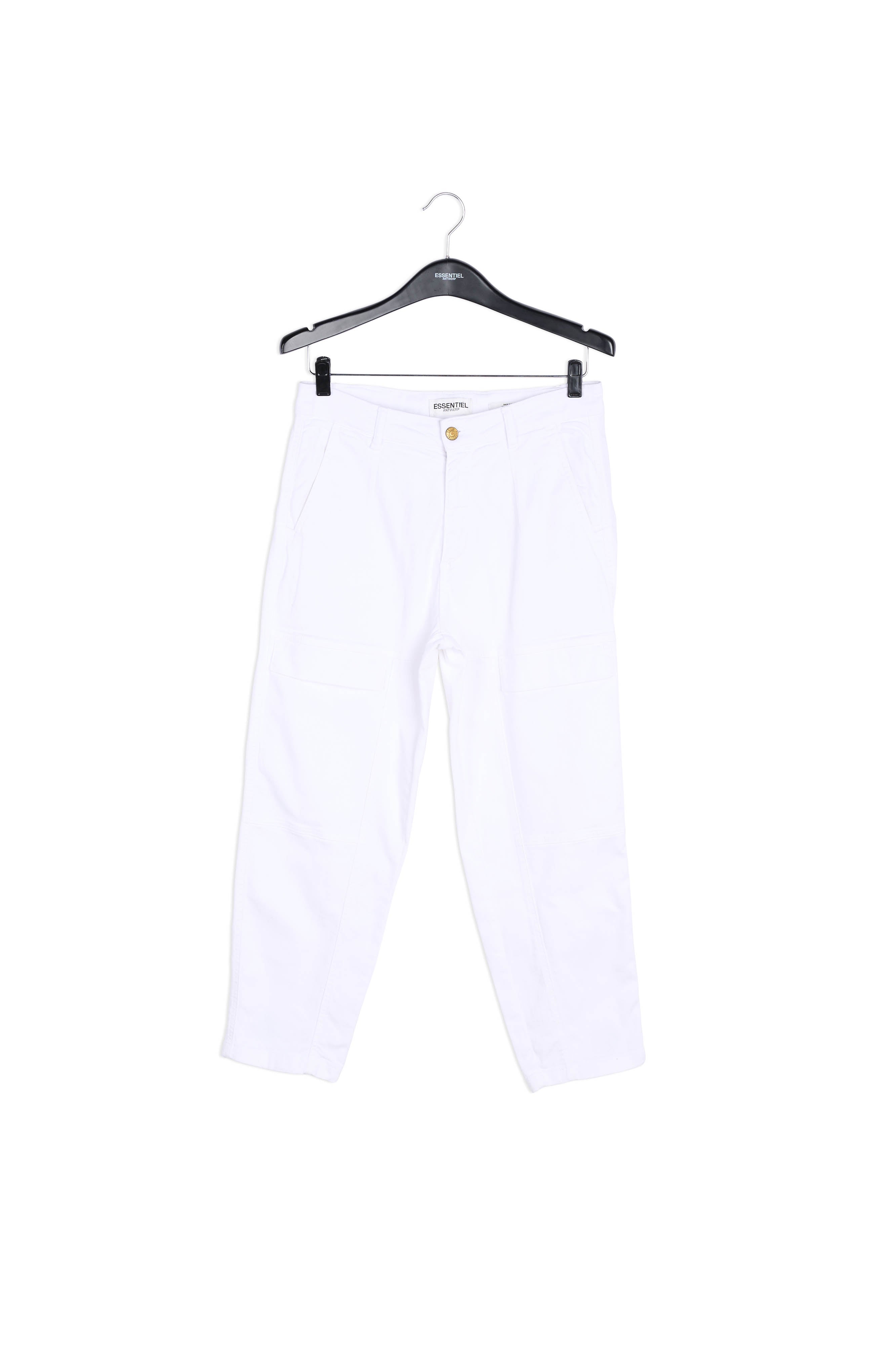 Jean droit raccourci blanc RE—SSENTIEL | Essentiel second hand