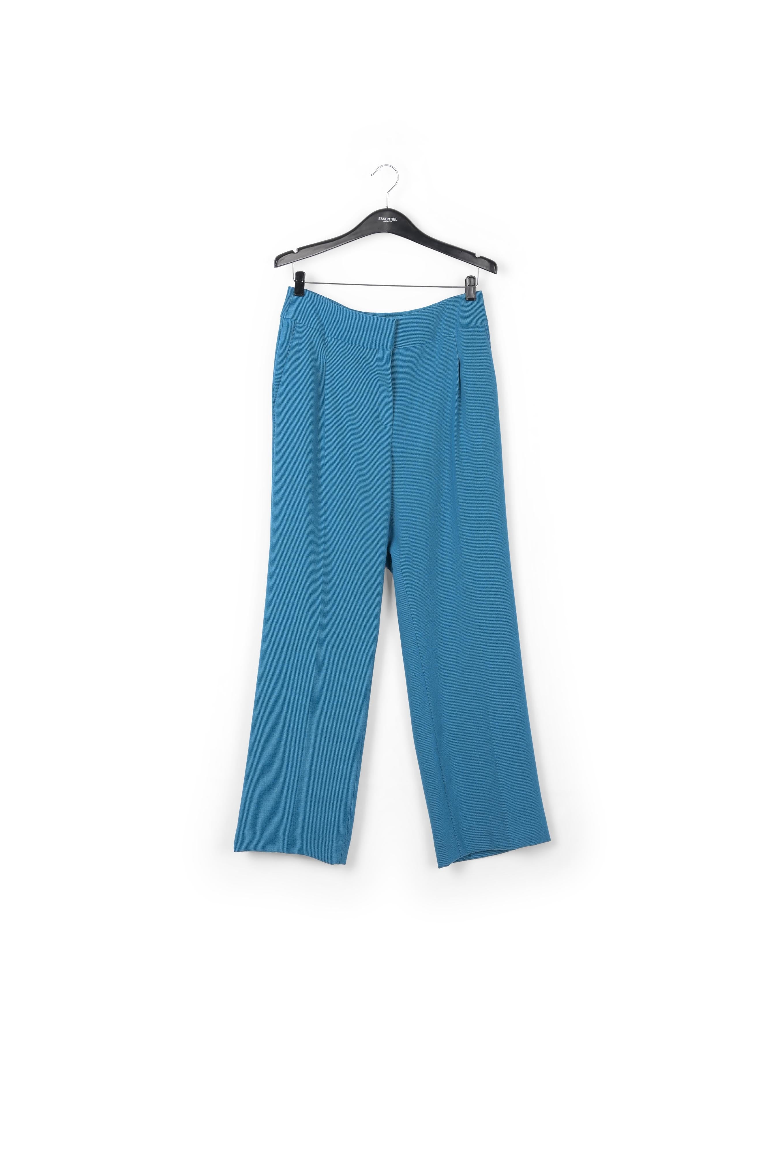 Blue straight-leg pants RE—SSENTIEL | Essentiel second hand