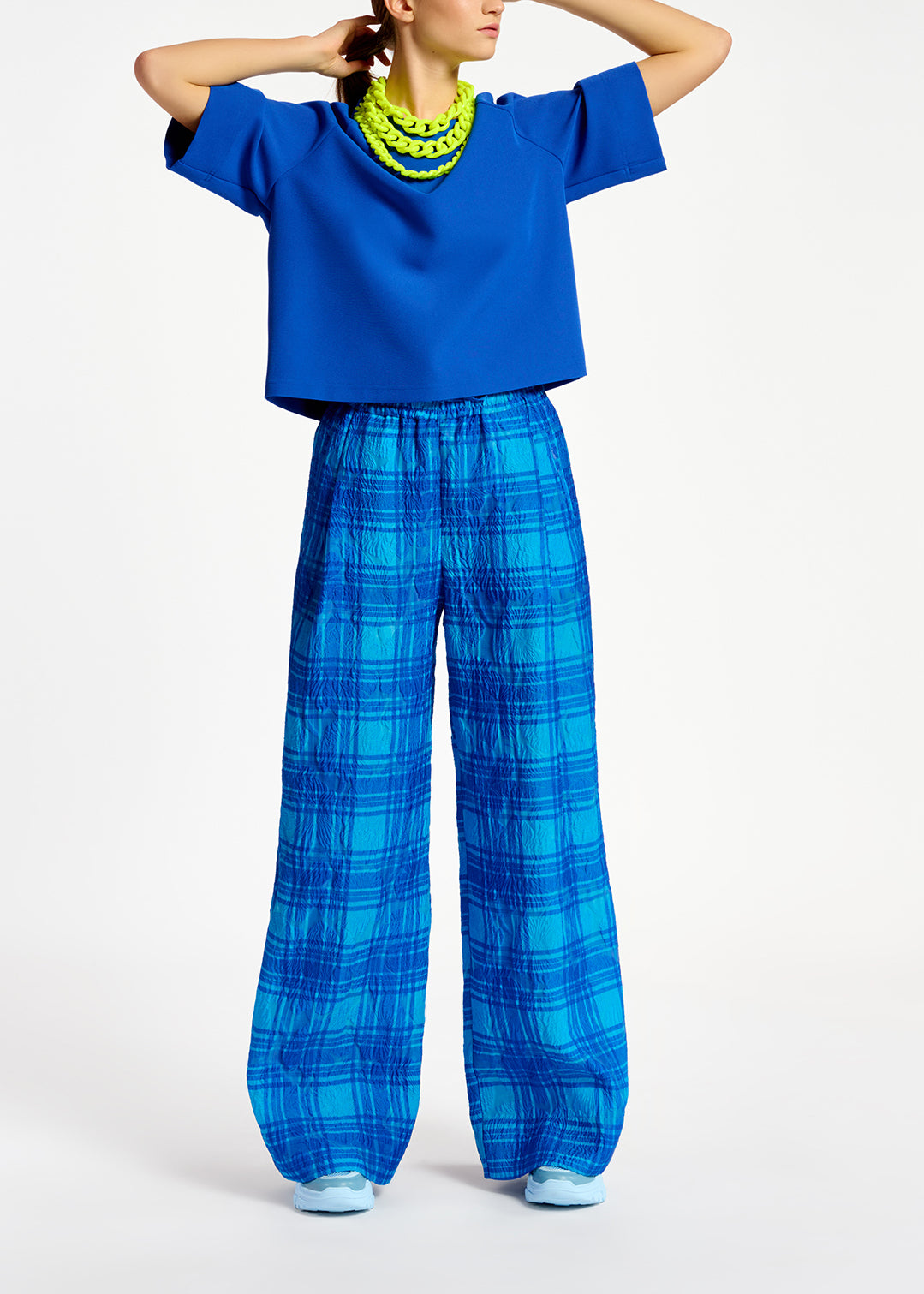 Top oversize bleu foncé RE—SSENTIEL | Essentiel second hand