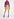 Minirok in metallic goud Faume - seconde main