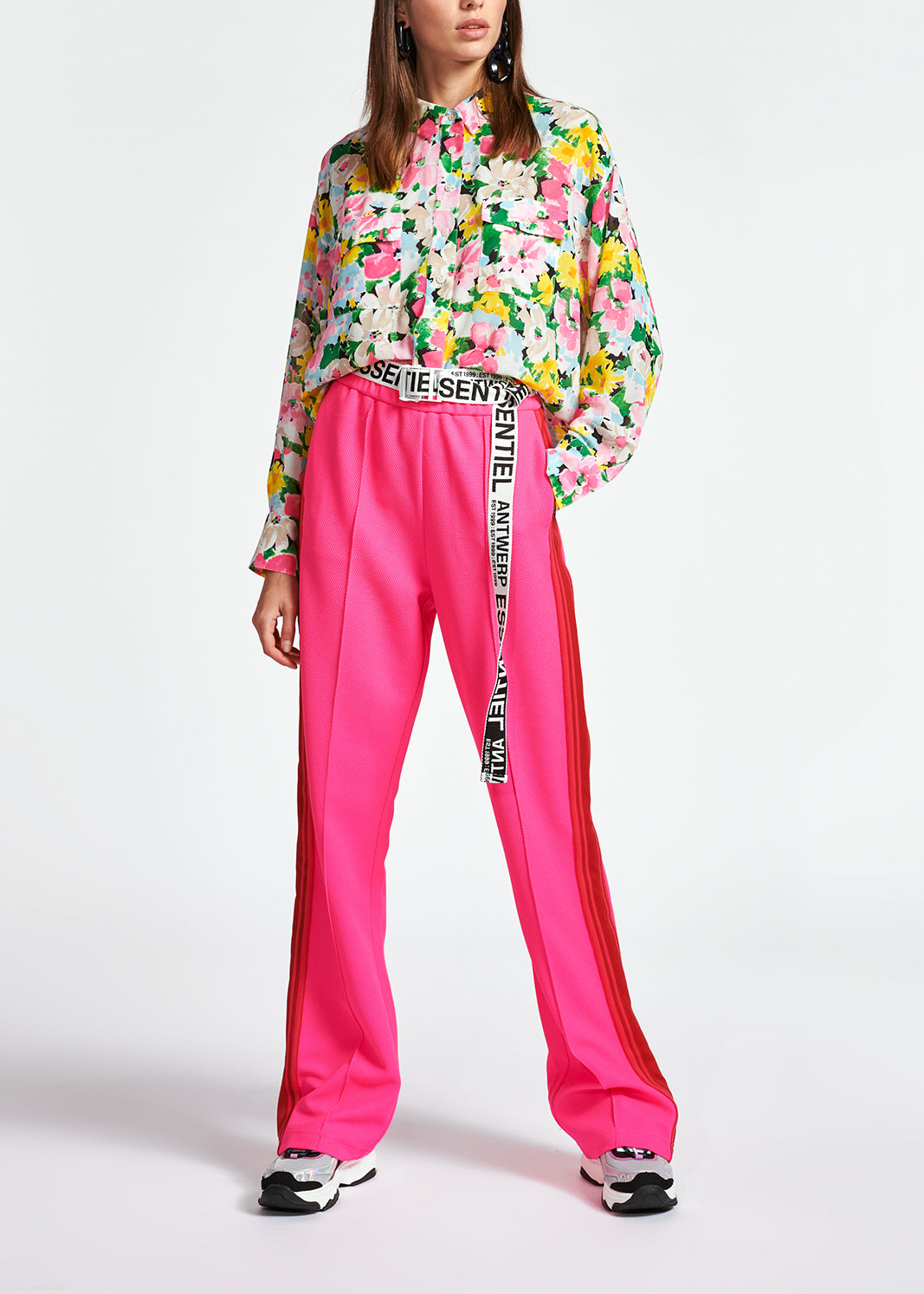 Multicolored floral-print shirt RE—SSENTIEL | Essentiel second hand