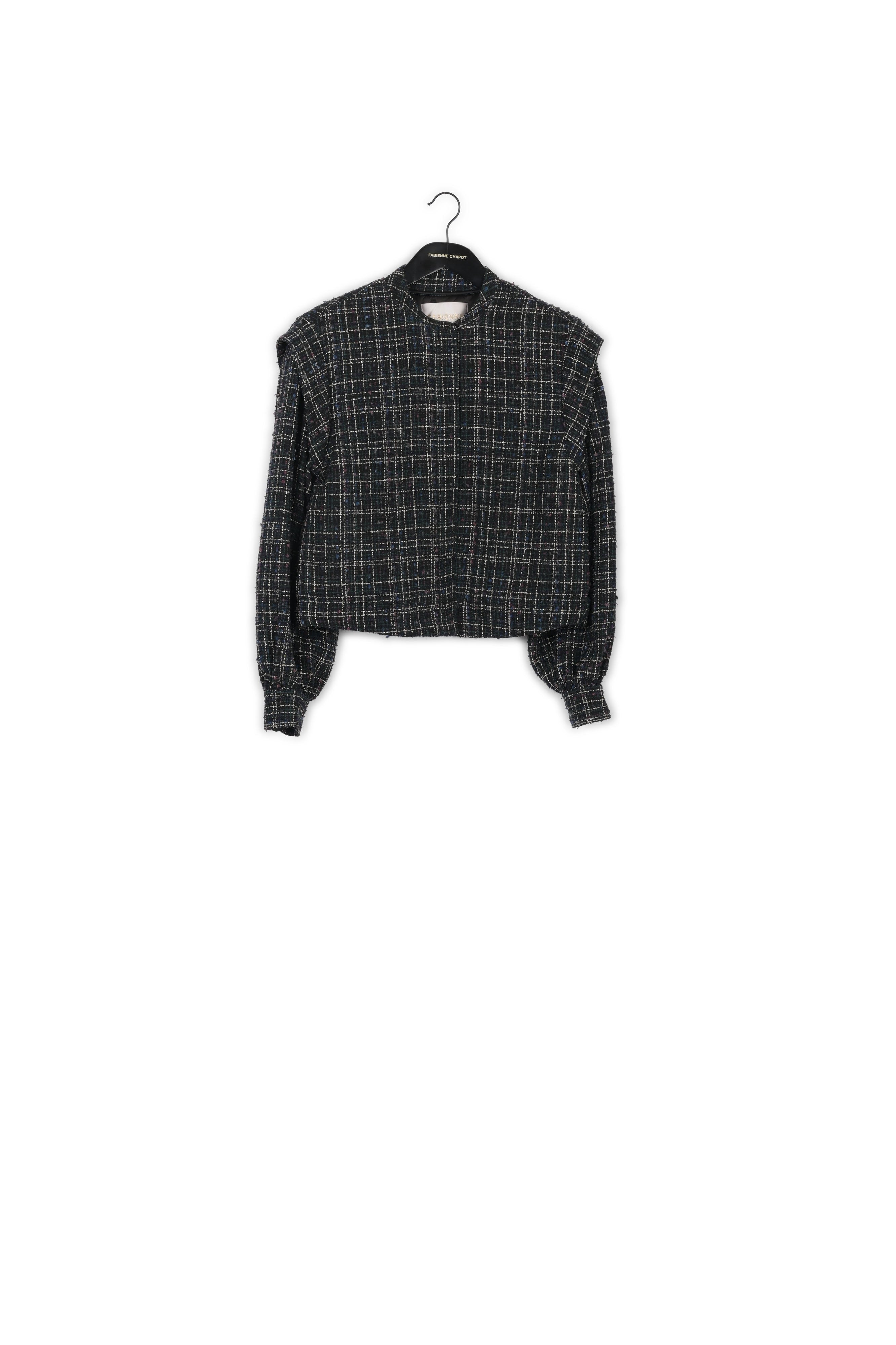 Neon pink organic cotton sweathirt with text print RE—SSENTIEL | Essentiel second hand