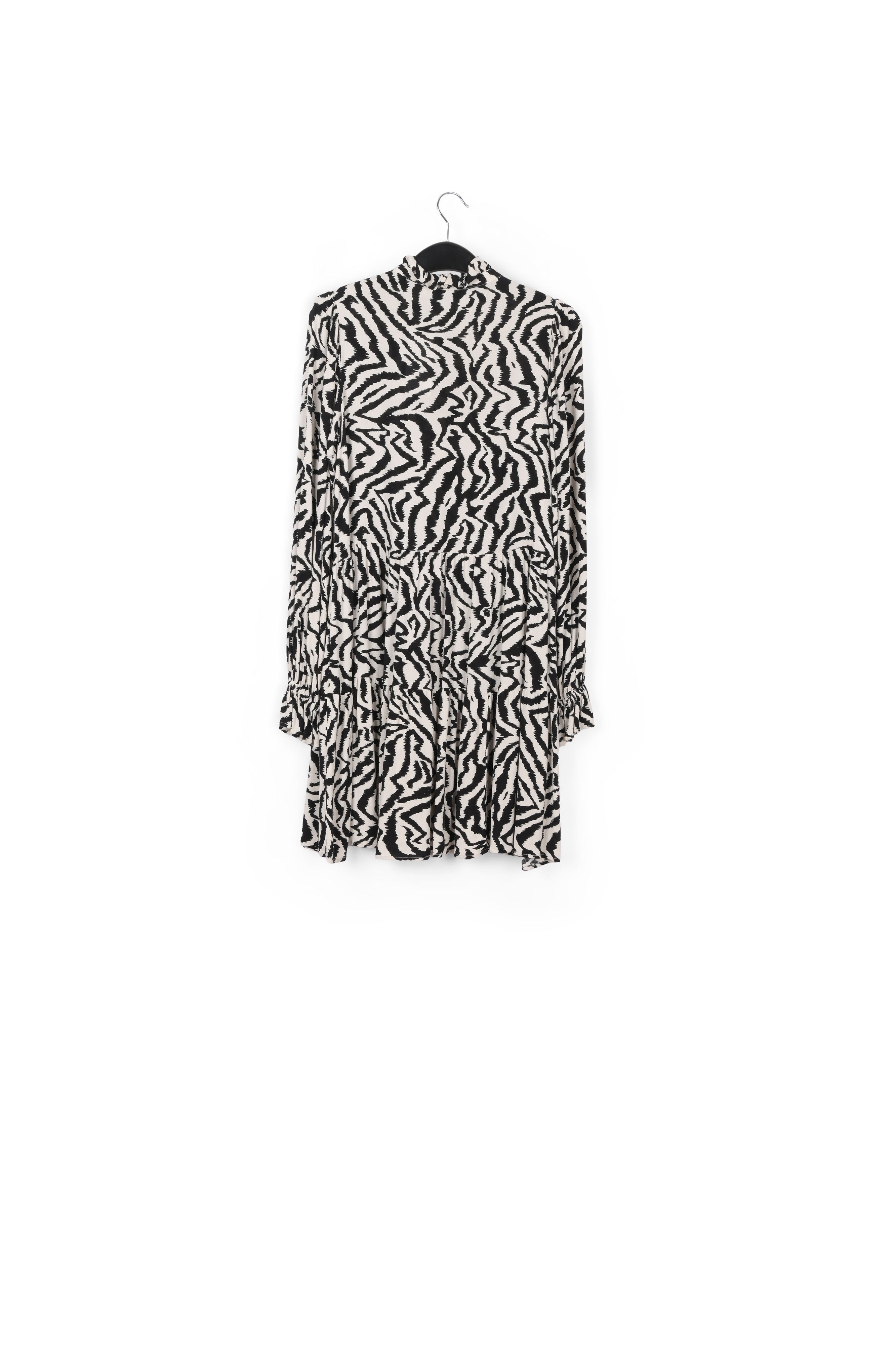 Zebra print and dots A-line mini dress RE—SSENTIEL | Essentiel second hand