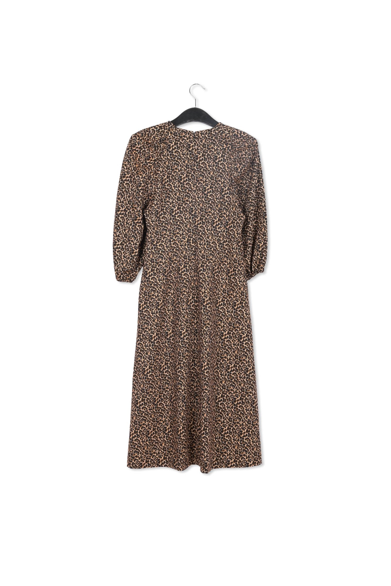 Jacquard midi-length dress with leopard motif RE—SSENTIEL | Essentiel second hand