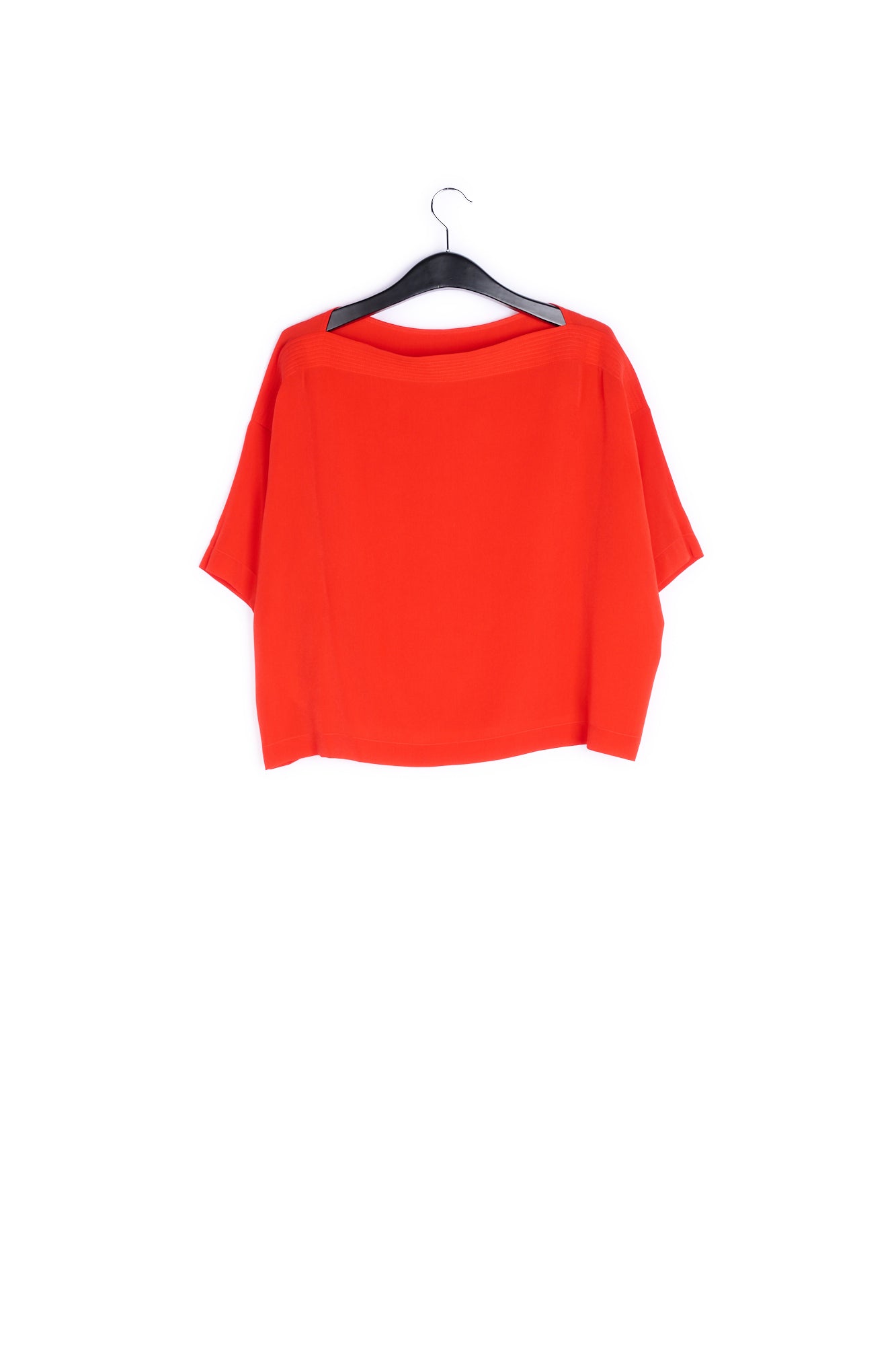 Red boatneck summer top RE—SSENTIEL | Essentiel second hand