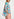 Light pink, blue and purple floral print oversized top Faume - seconde main