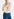 Off-white high neck top with bead embellishments Faume - seconde main