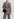 Grey plaid double-breasted blazer Faume - seconde main