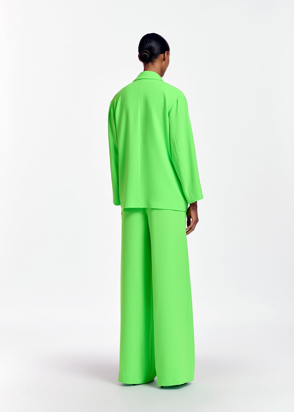 Blazer croisé vert fluo RE—SSENTIEL | Essentiel second hand