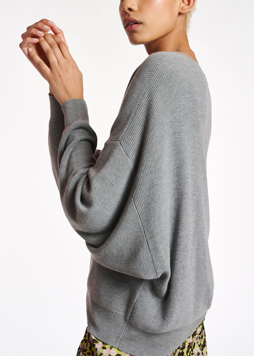 Pull oversize gris RE—SSENTIEL | Essentiel second hand