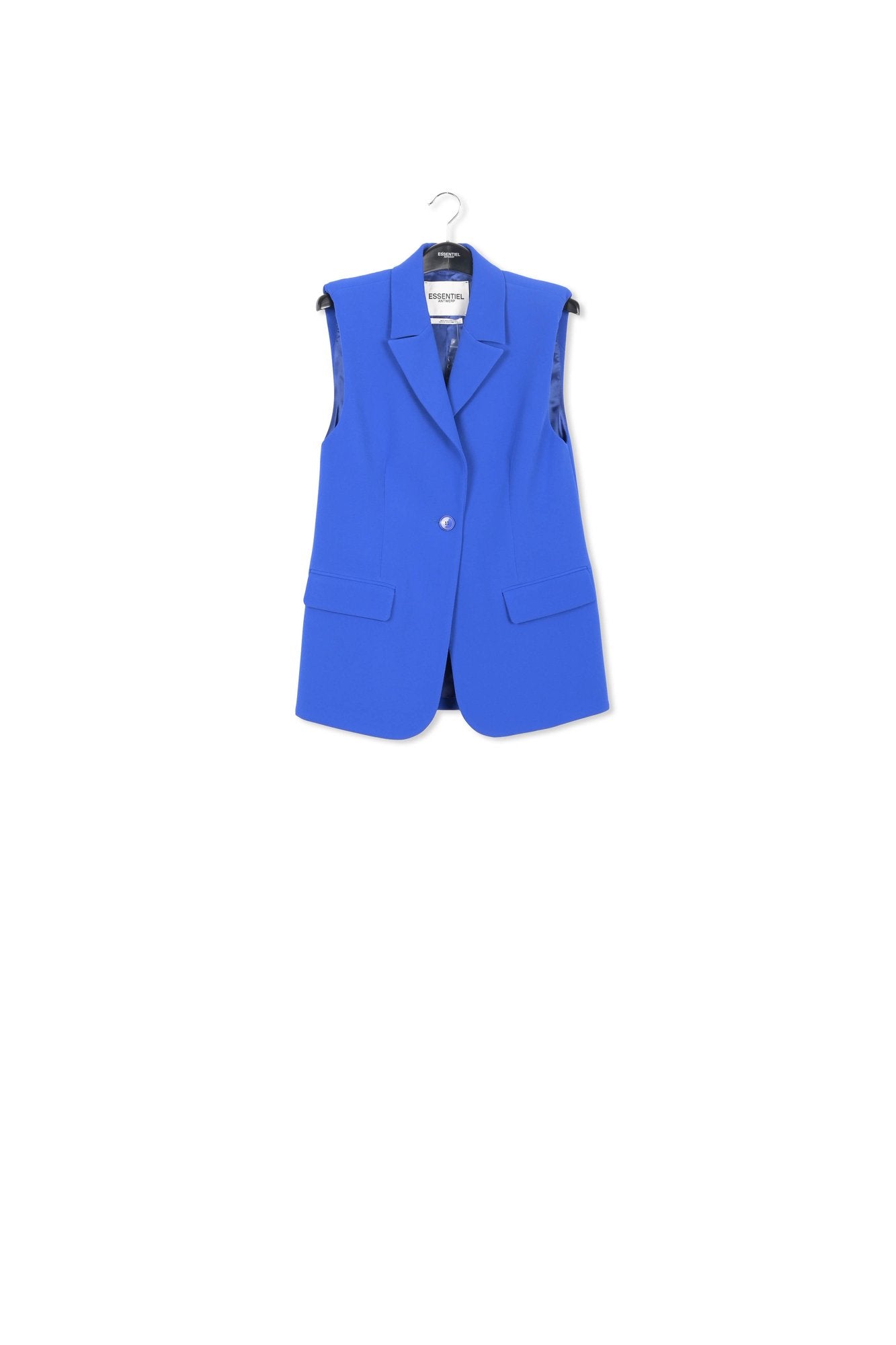 Blazer bleu sans manches RE—SSENTIEL | Essentiel second hand