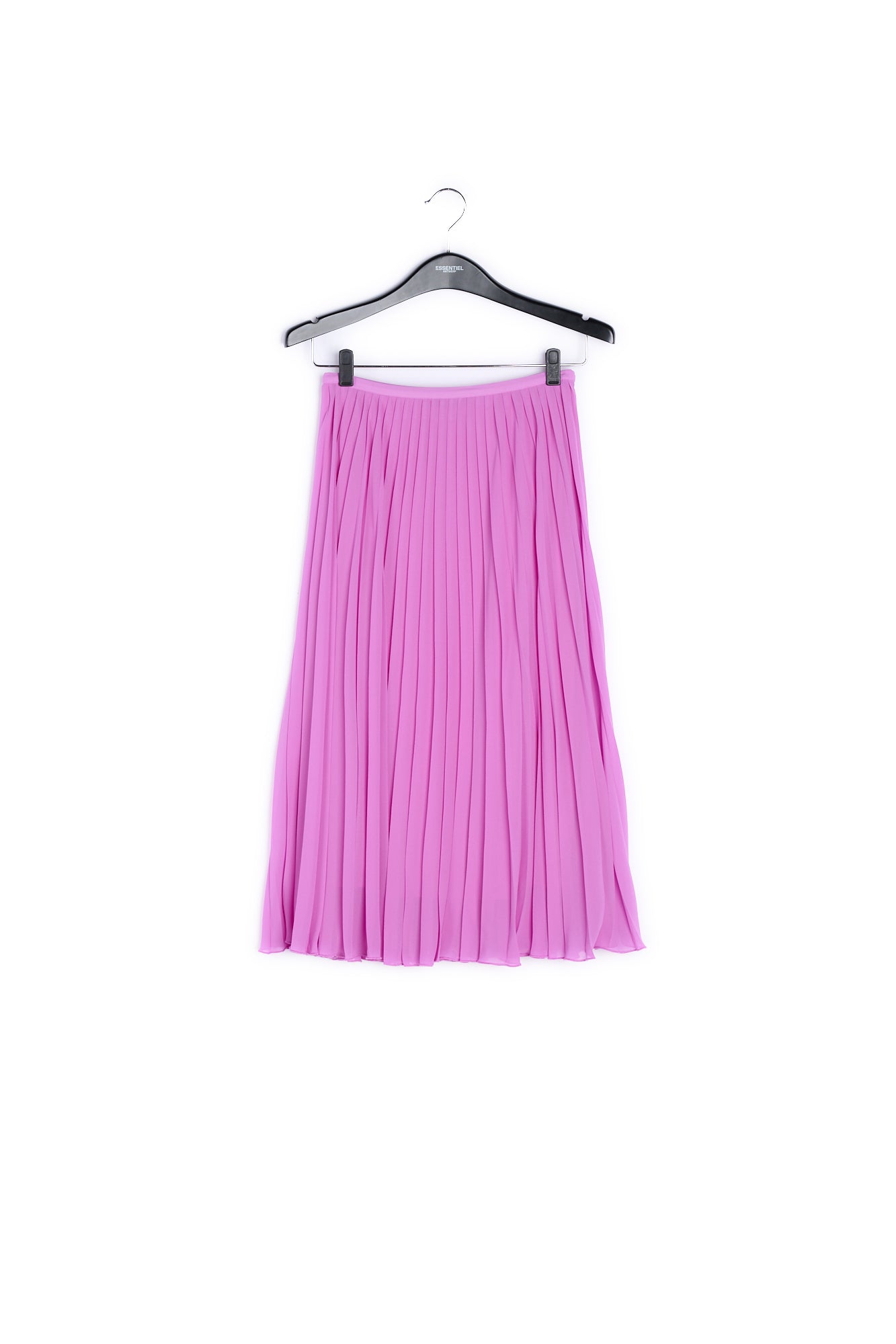Lilac plissé midi skirt RE—SSENTIEL | Essentiel second hand