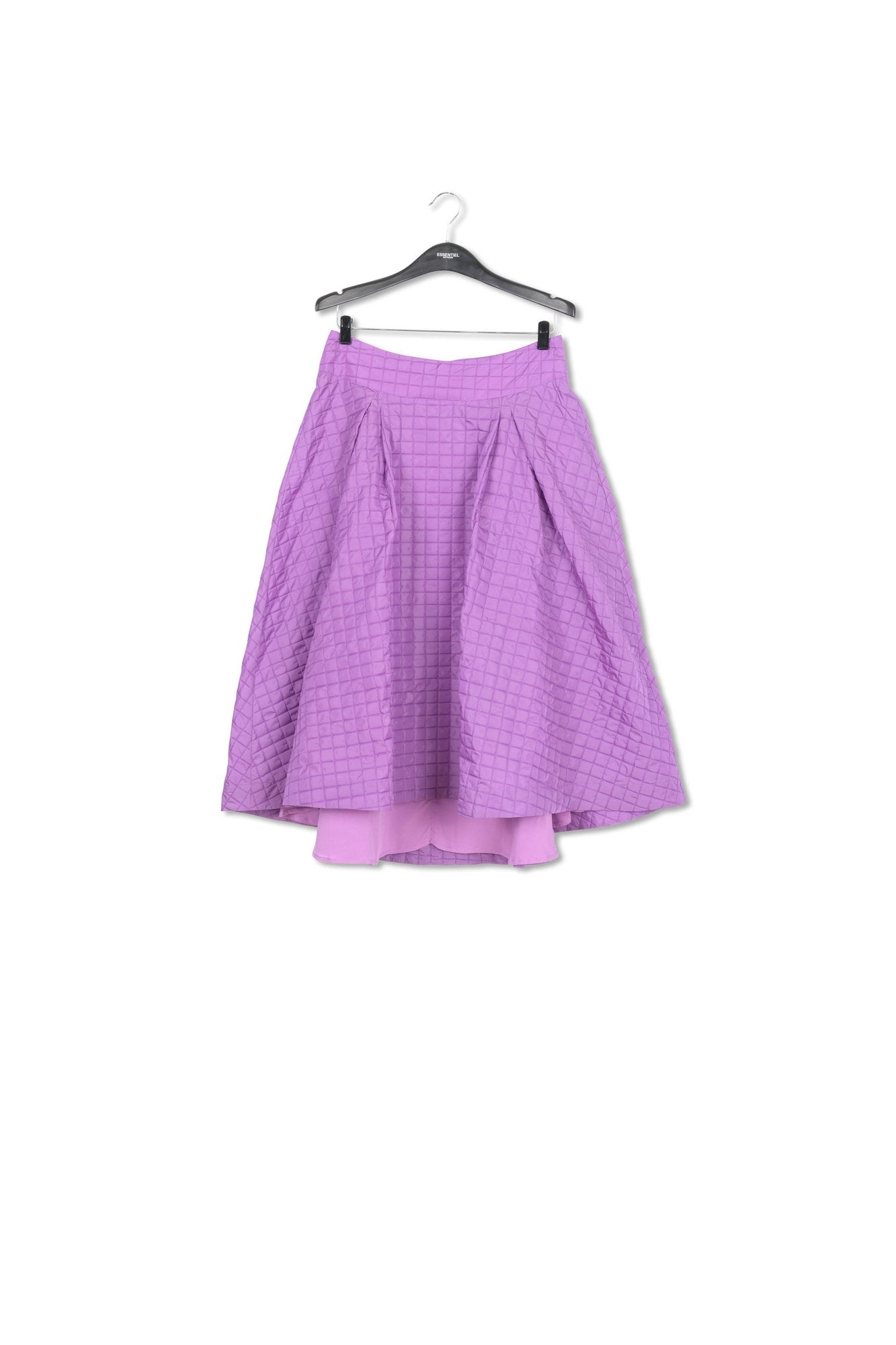 Purple pleated midi skirt RE—SSENTIEL | Essentiel second hand