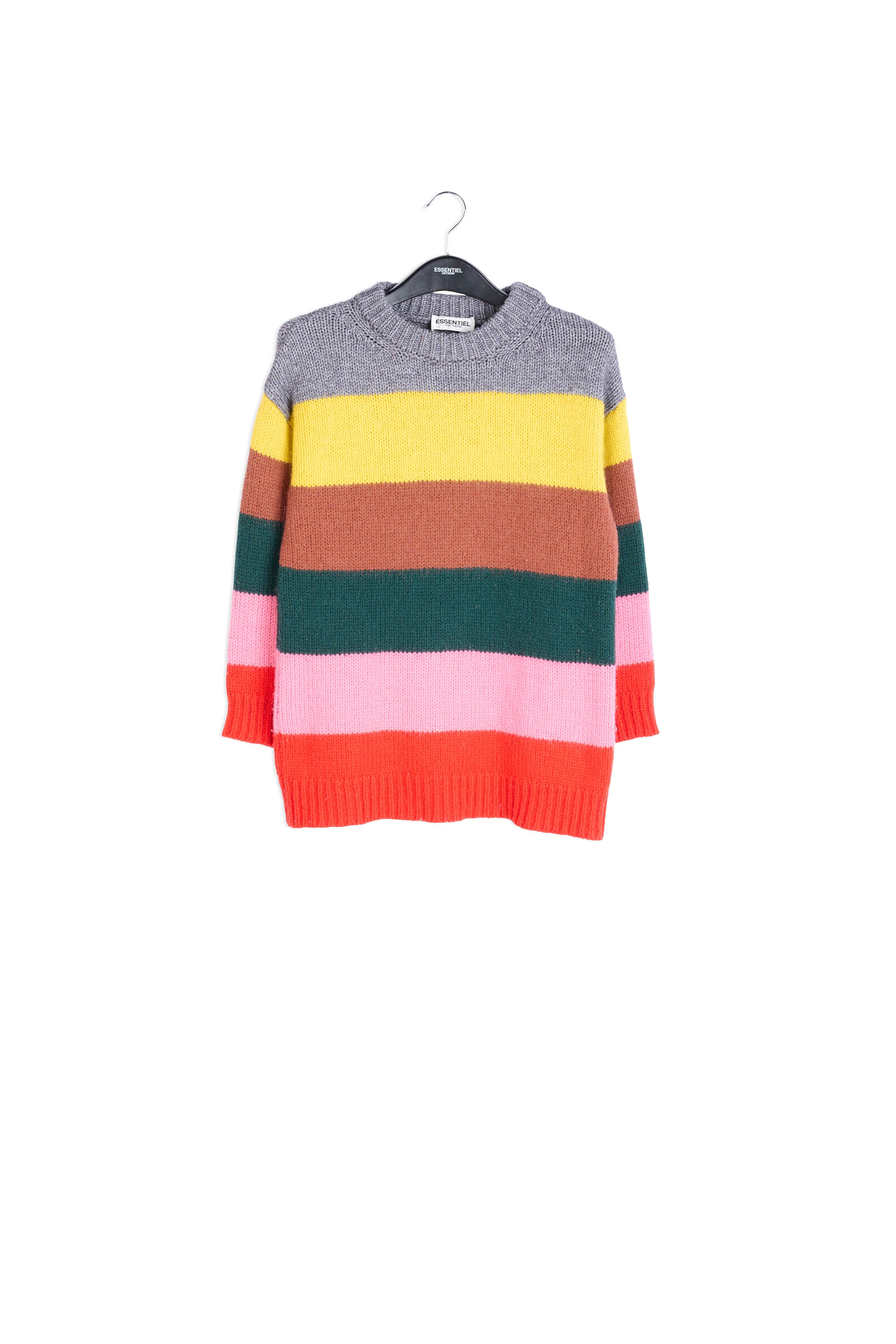 Multicolored striped knit RE—SSENTIEL | Essentiel second hand