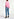Dark blue distressed high-rise jeans Faume - seconde main