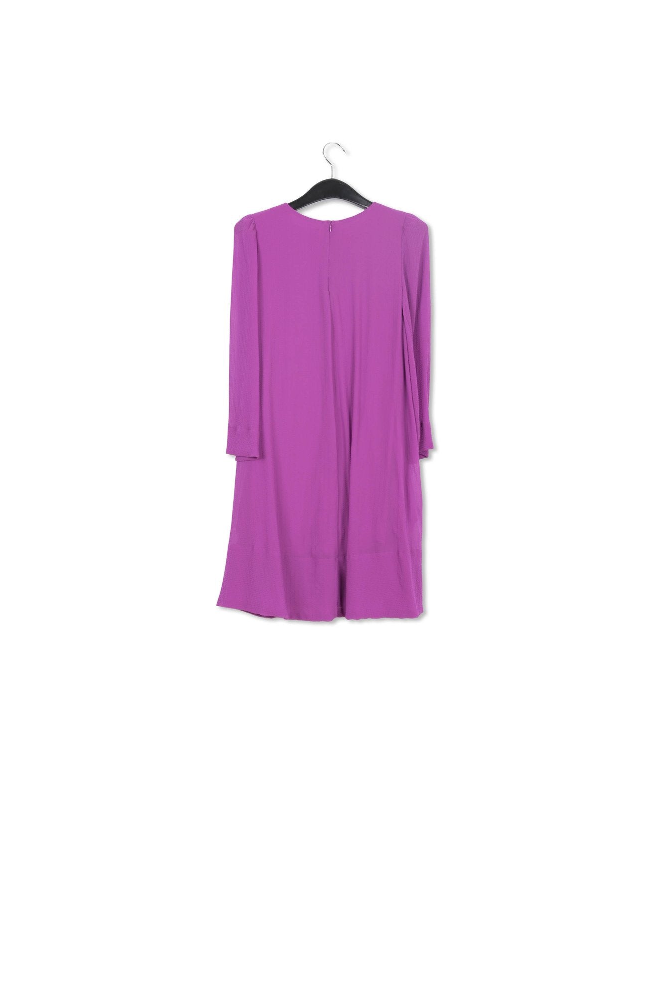 Purple mini dress with padded shoulders RE—SSENTIEL | Essentiel second hand