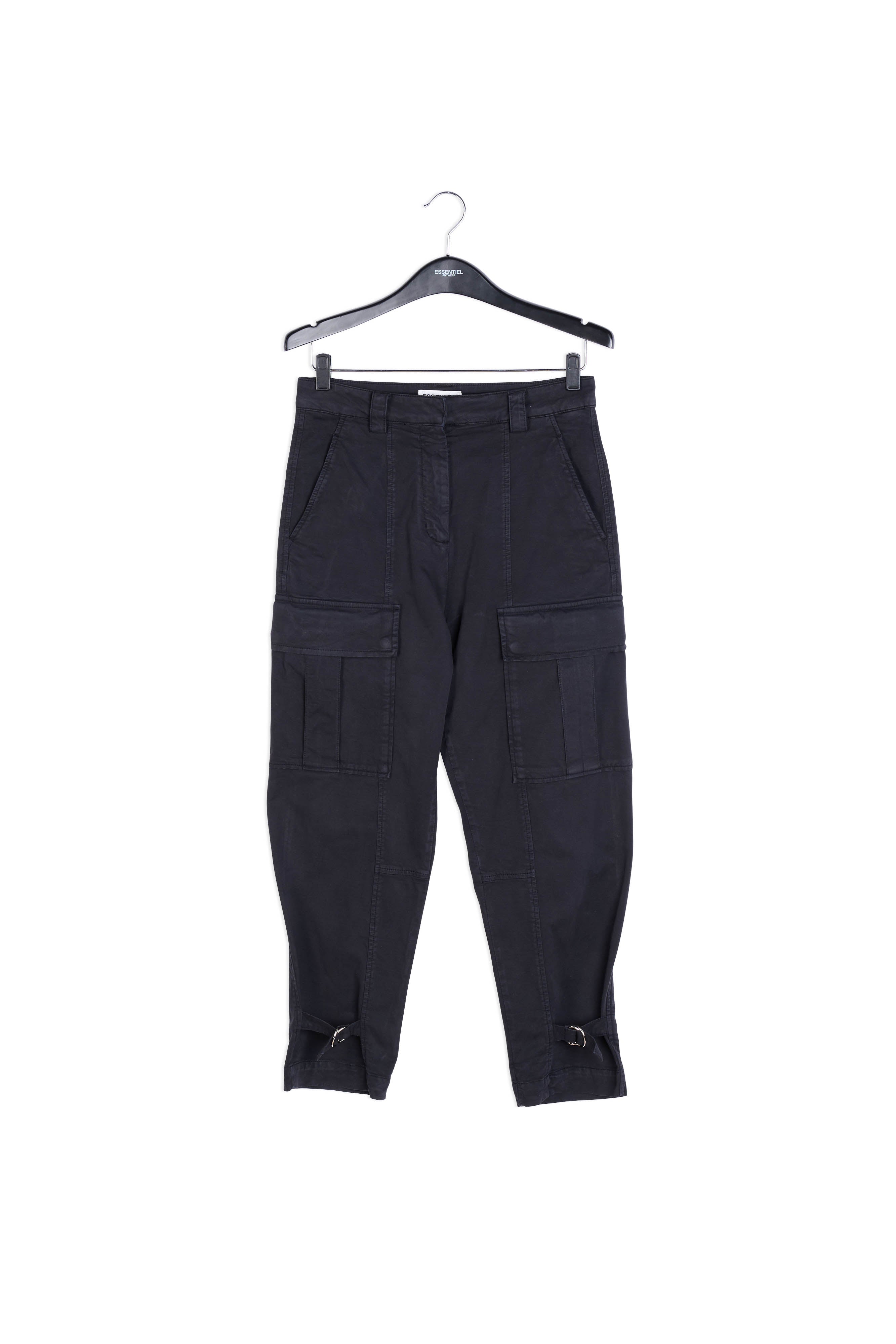 Pantalon treillis noir RE—SSENTIEL | Essentiel second hand