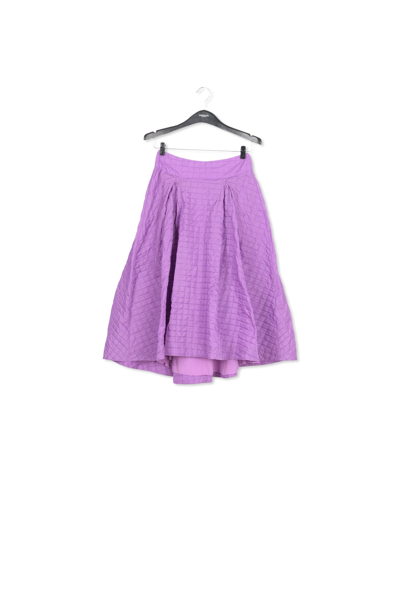 Purple pleated midi skirt RE—SSENTIEL | Essentiel second hand