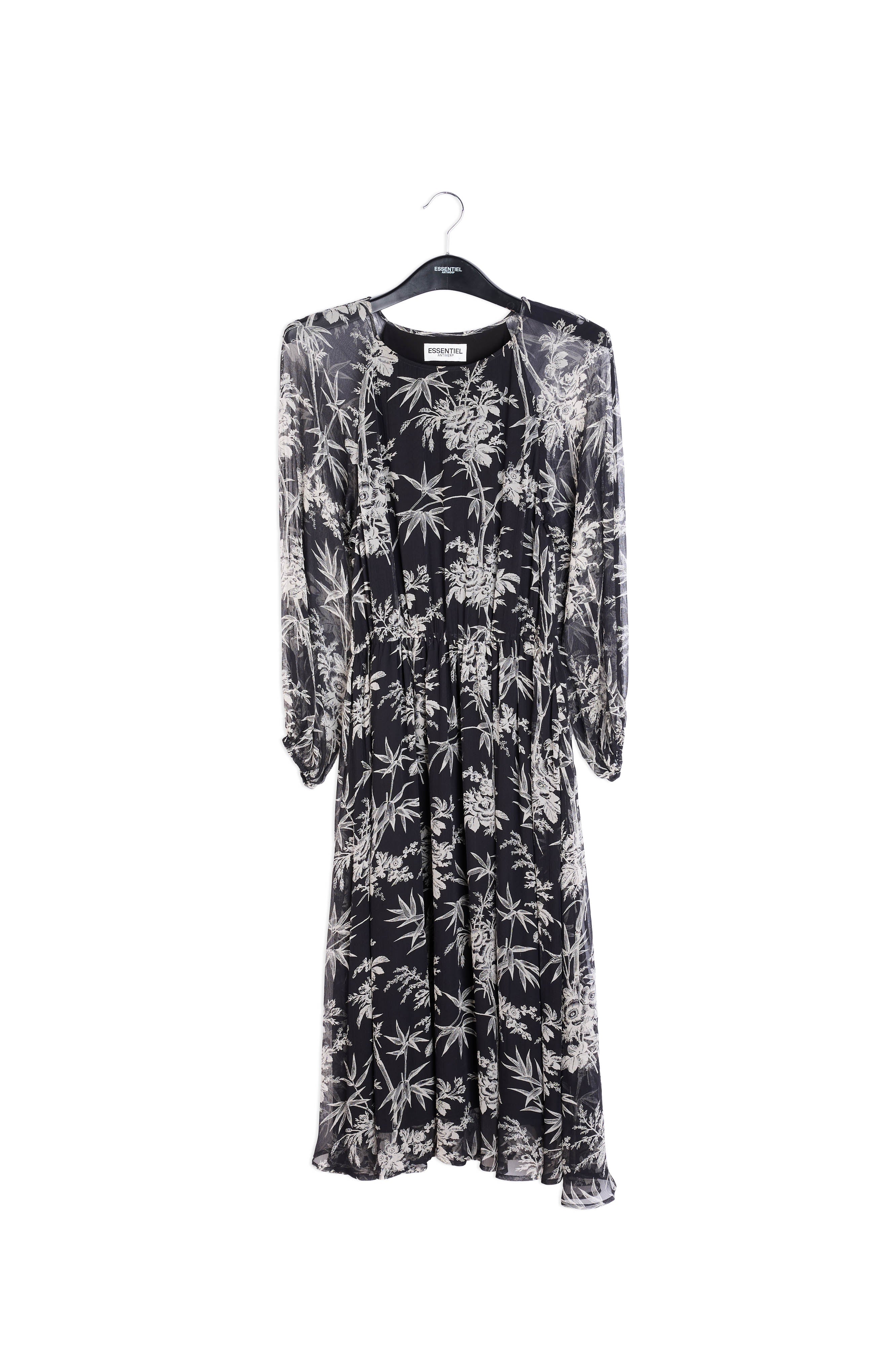 Long sleeved midi dress RE—SSENTIEL | Essentiel second hand