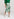 Off-white and green tie-dyed silk midi skirt Faume - seconde main