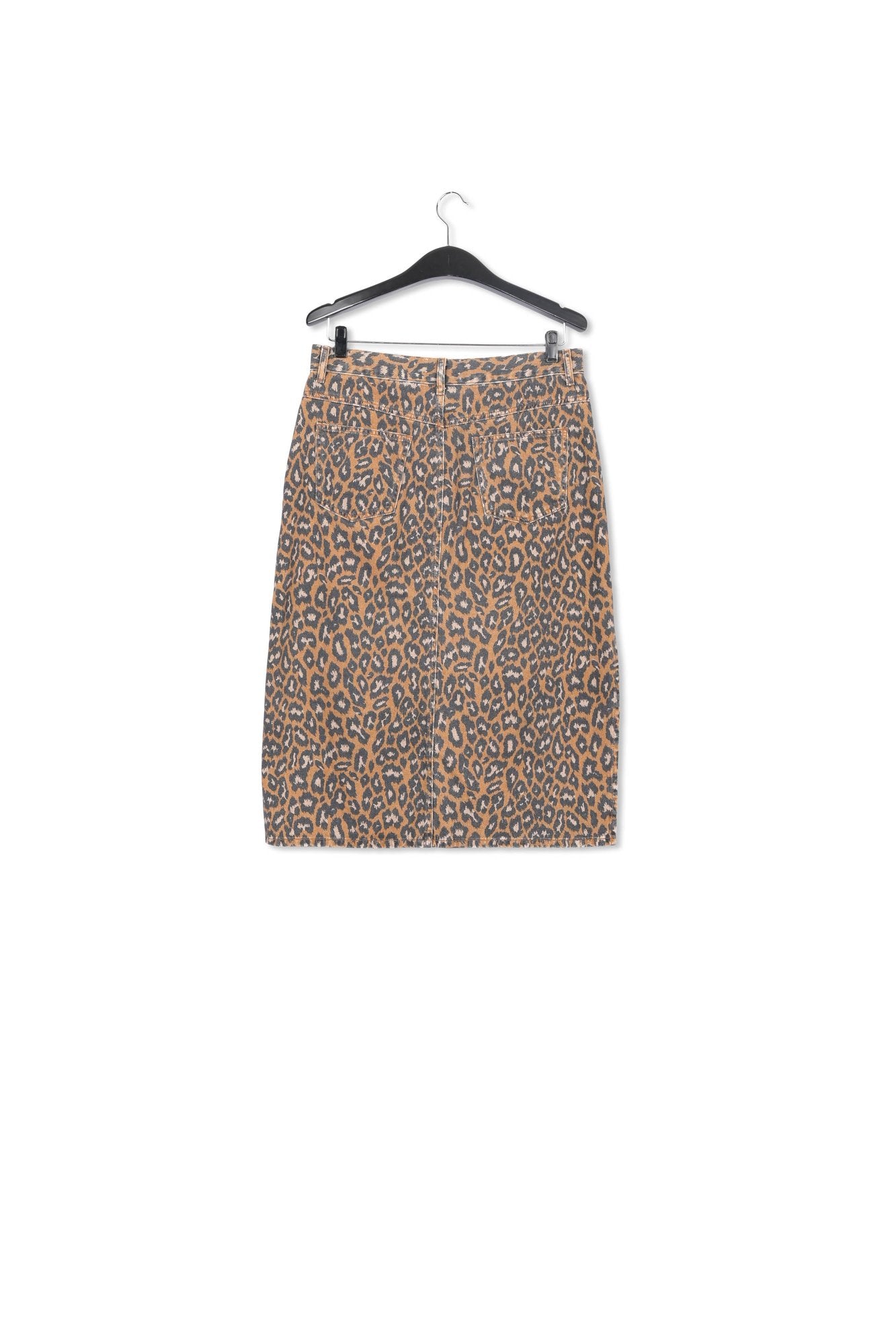 Print Denim miniskirt RE—SSENTIEL | Essentiel second hand