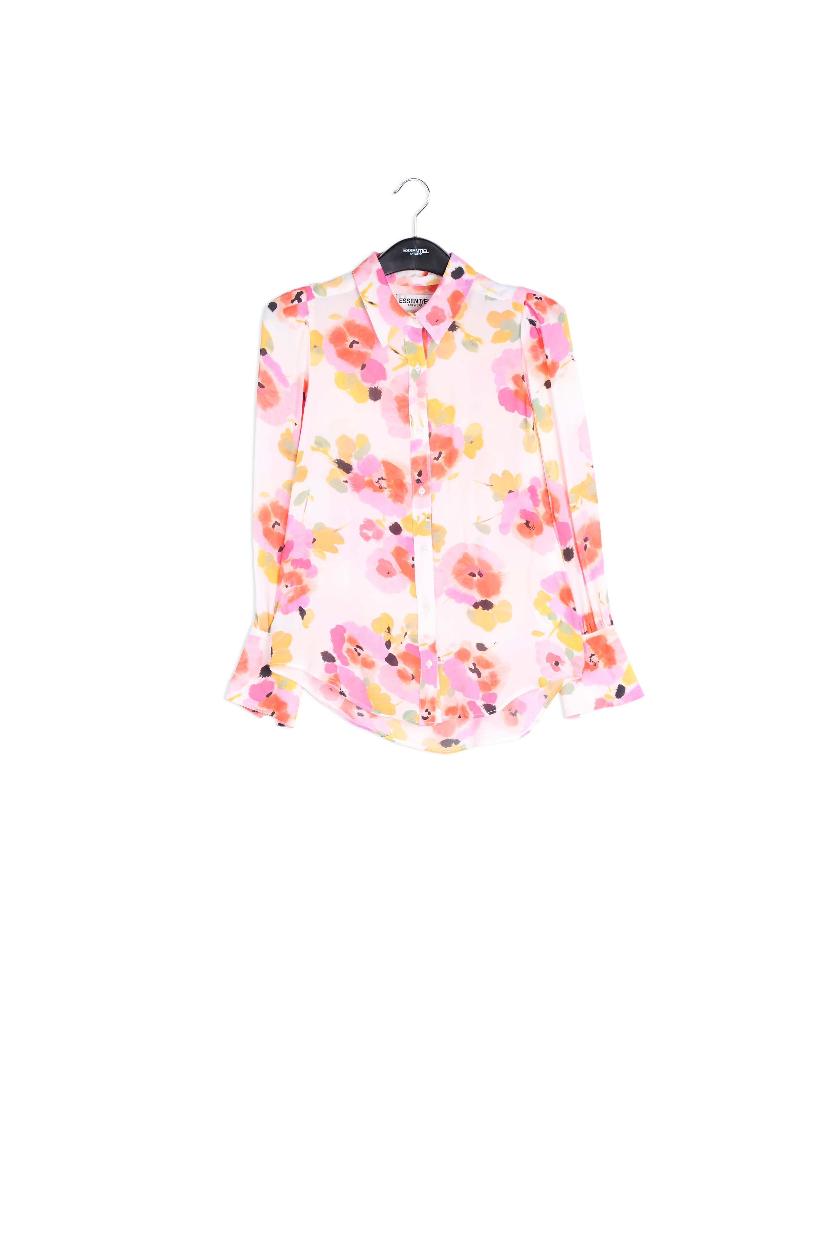 Off-white floral-print shirt RE—SSENTIEL | Essentiel second hand