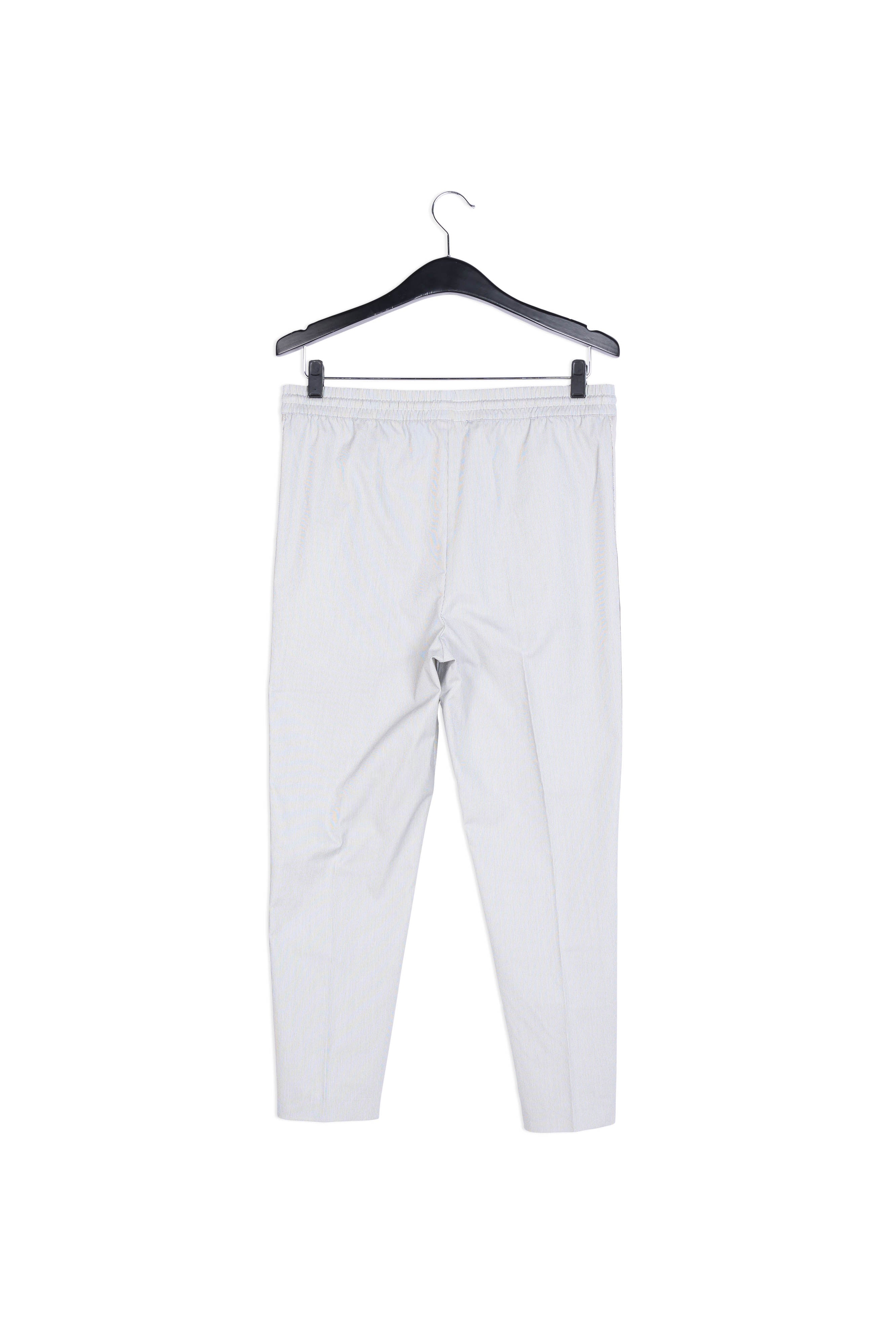 Pantalon à carreaux gris et blanc cassé RE—SSENTIEL | Essentiel second hand