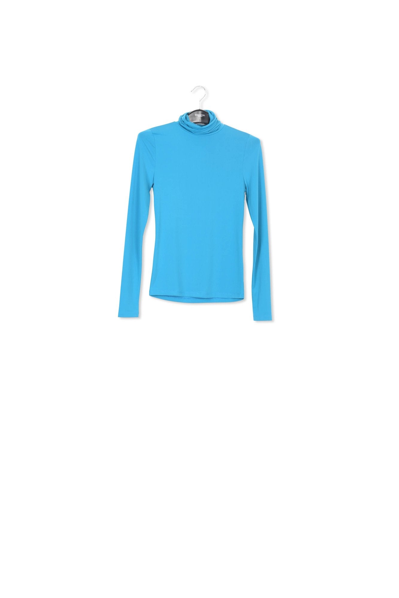 Blue slim-fit turtleneck top RE—SSENTIEL | Essentiel second hand