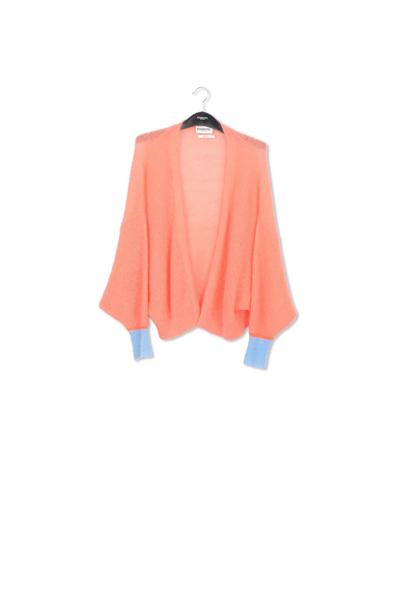 Cardigan orange en mohair mélangé RE—SSENTIEL | Essentiel second hand