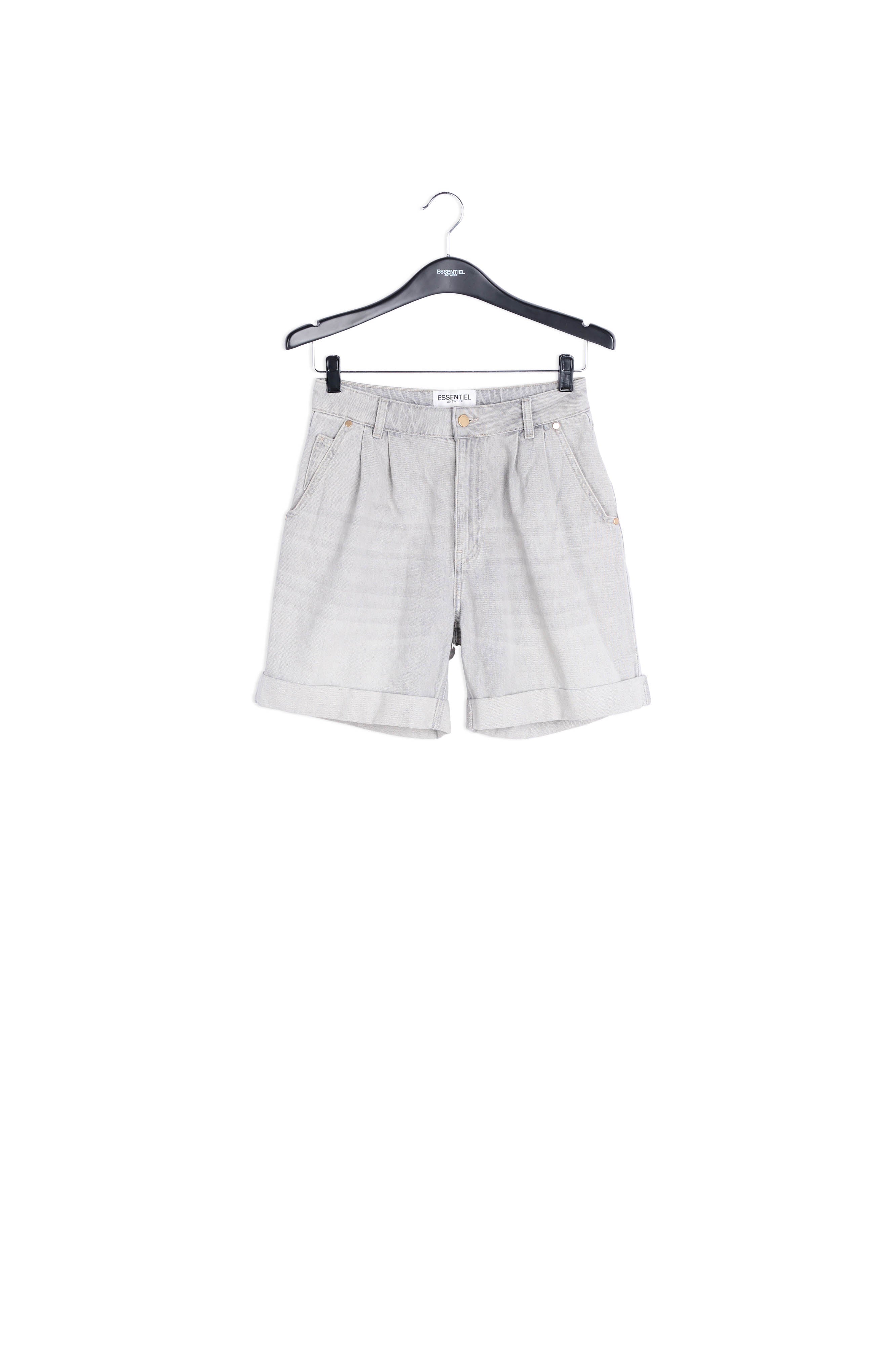 Short boyfriend en denim gris RE—SSENTIEL | Essentiel second hand