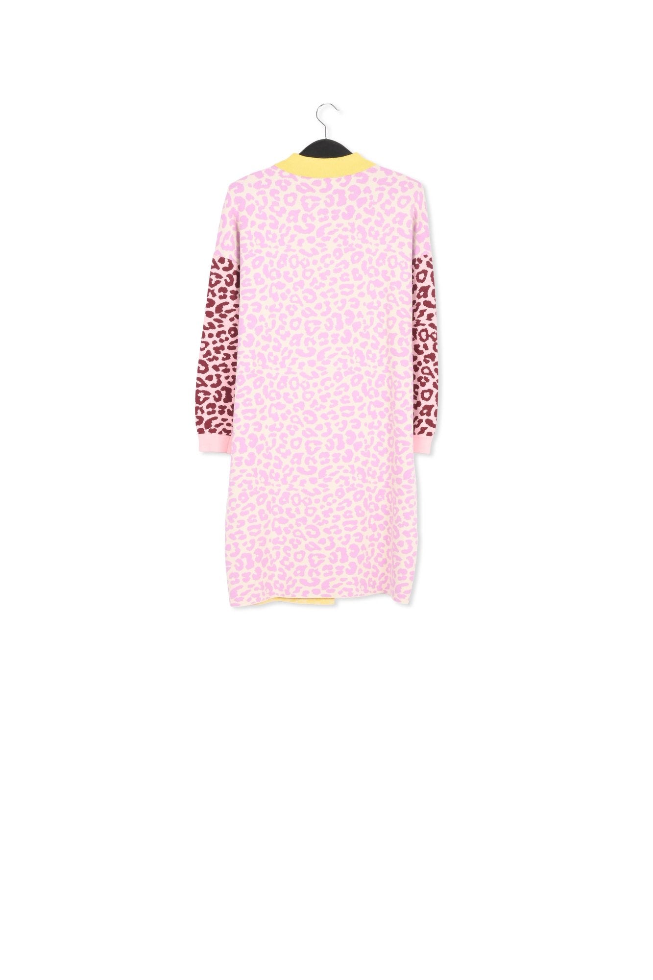 Manteau en maille jacquard multicolore RE—SSENTIEL | Essentiel second hand