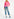 Neon pink fine-knit cardigan Faume - seconde main