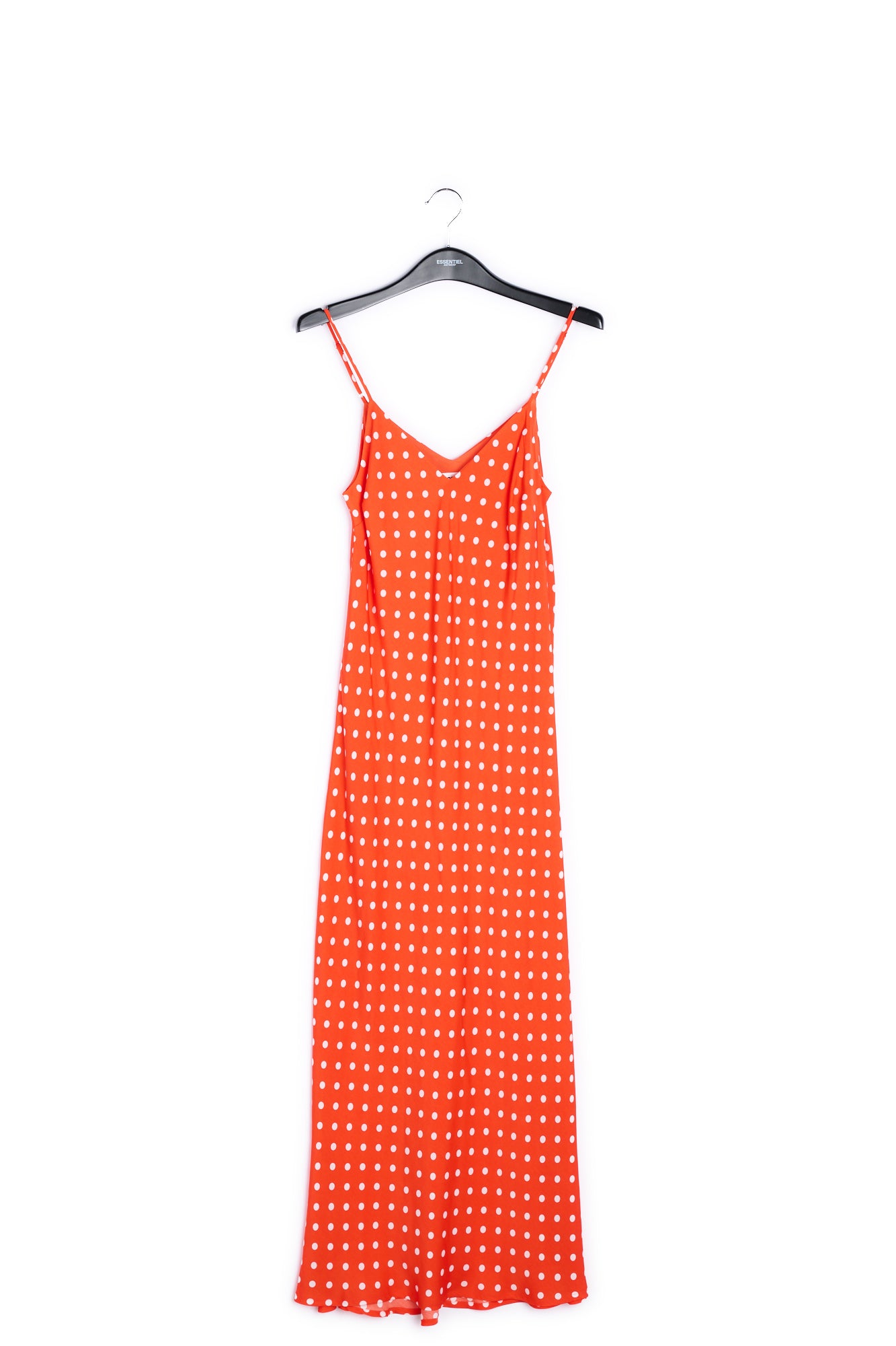 Red polka dot slip dress RE—SSENTIEL | Essentiel second hand