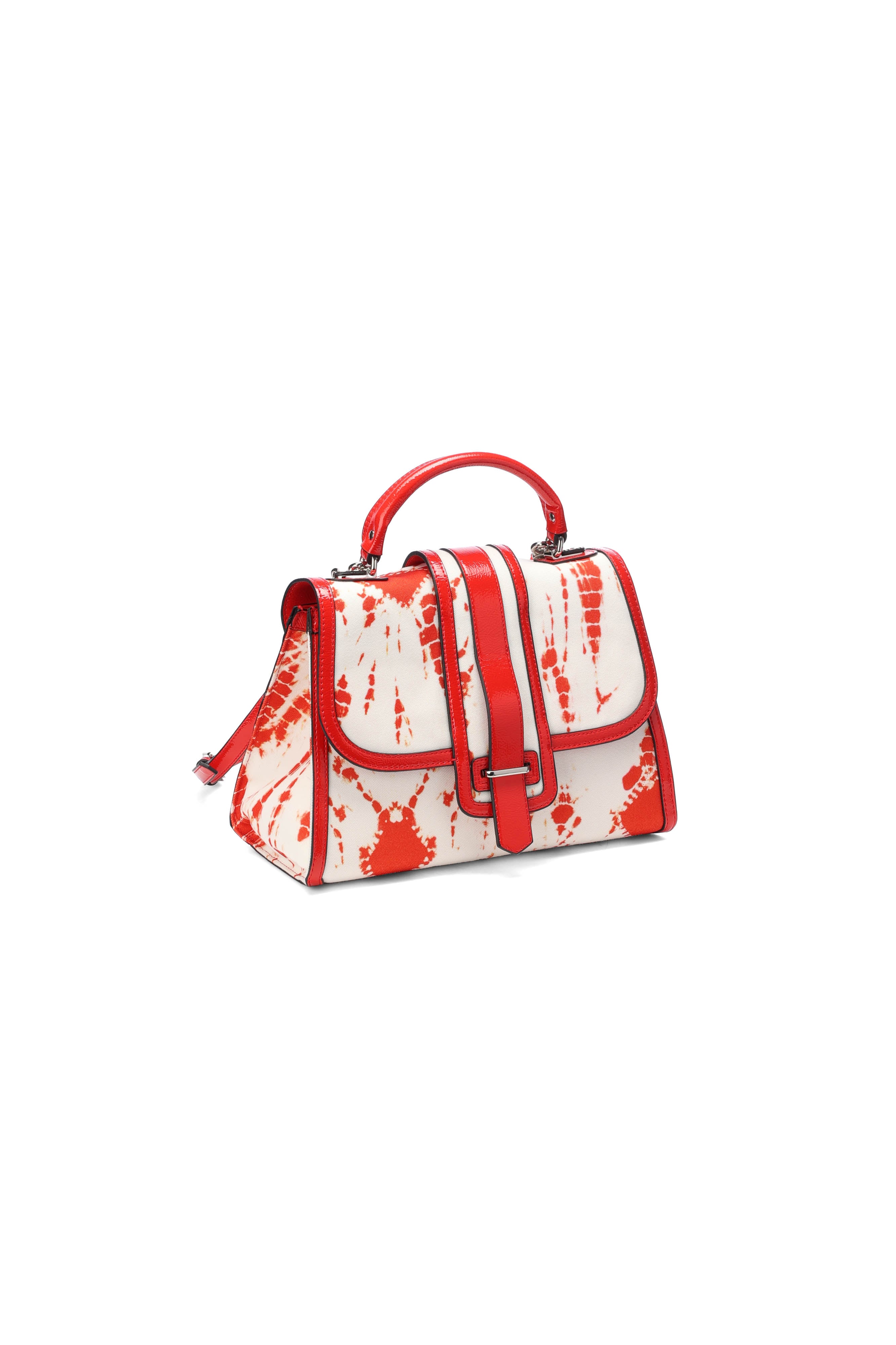 Red and white tie-dye tote bage RE—SSENTIEL | Essentiel second hand