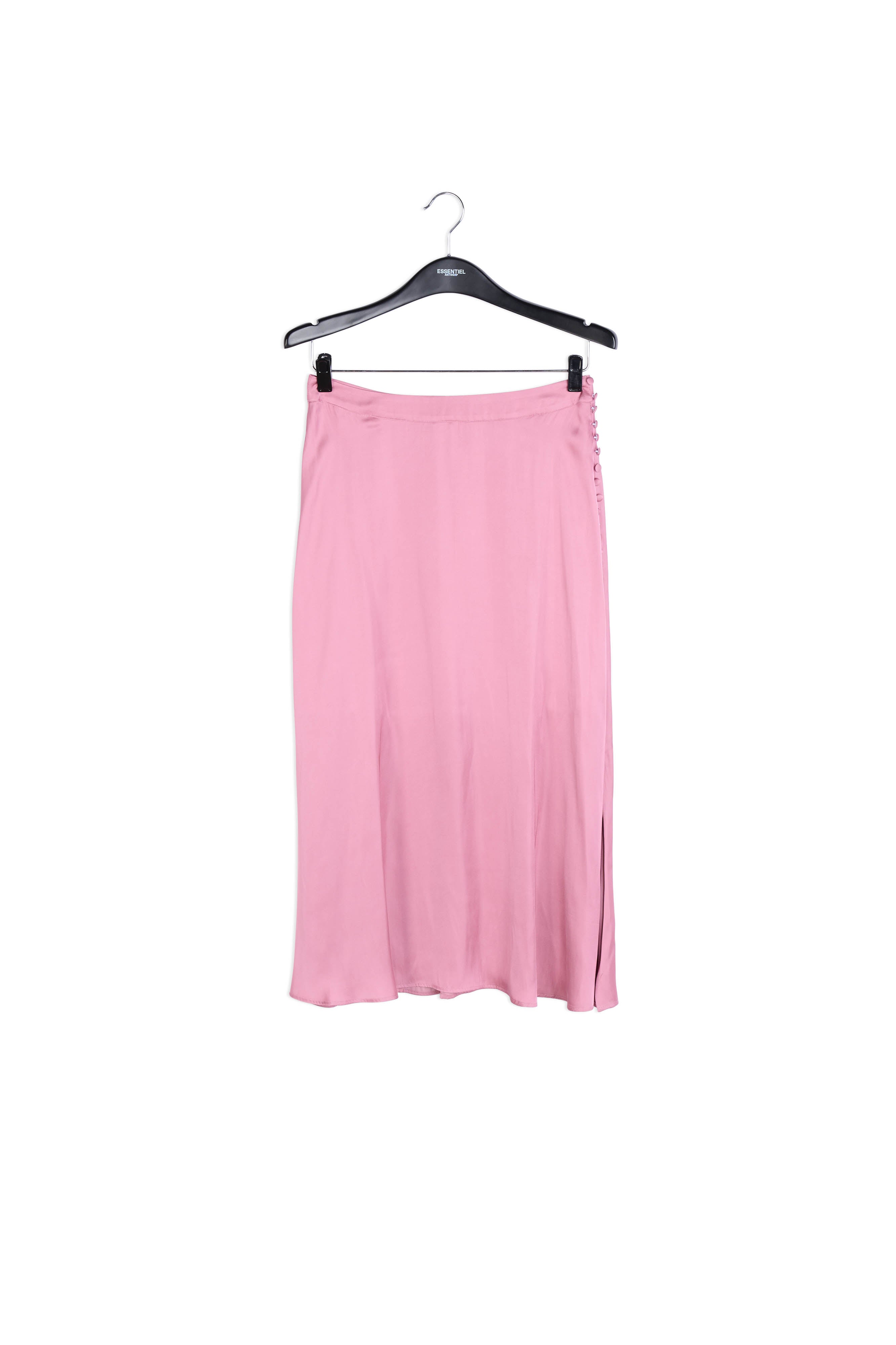Dusty pink midi skirt RE—SSENTIEL | Essentiel second hand