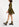 Kaki mini-jurk met luipaardprint Faume - seconde main
