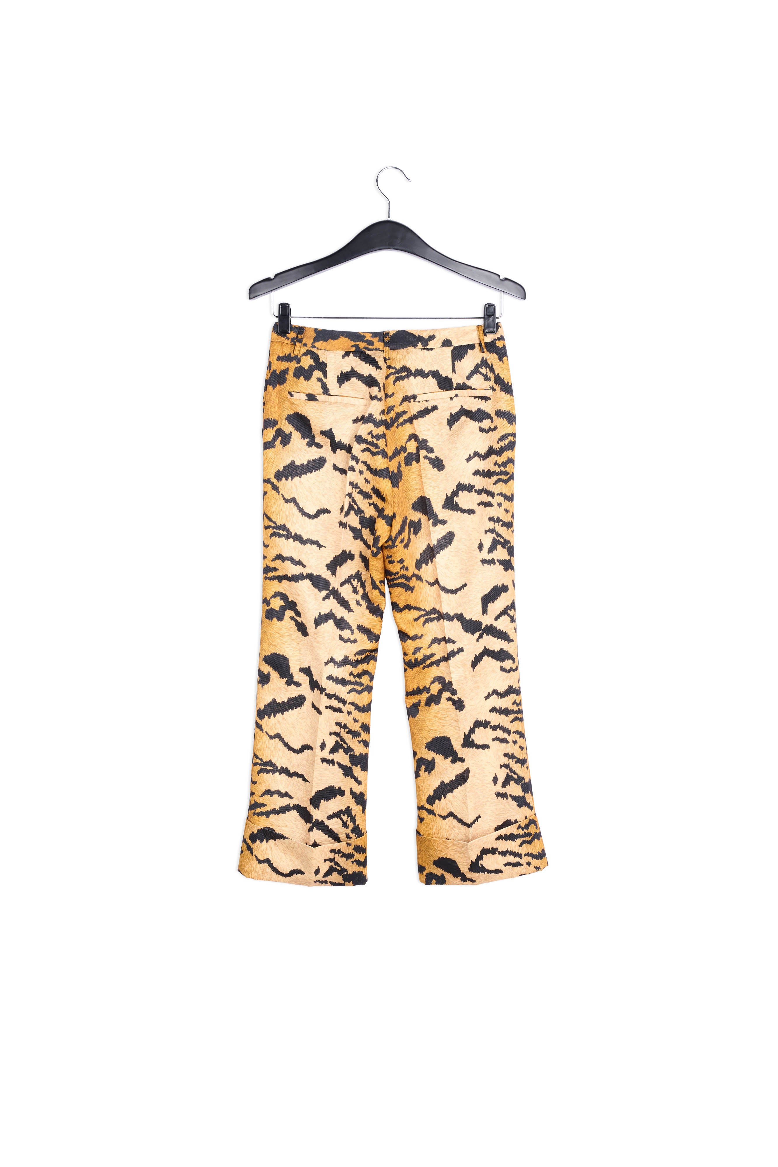 Pantalon tailleur à imprimé tigre RE—SSENTIEL | Essentiel second hand