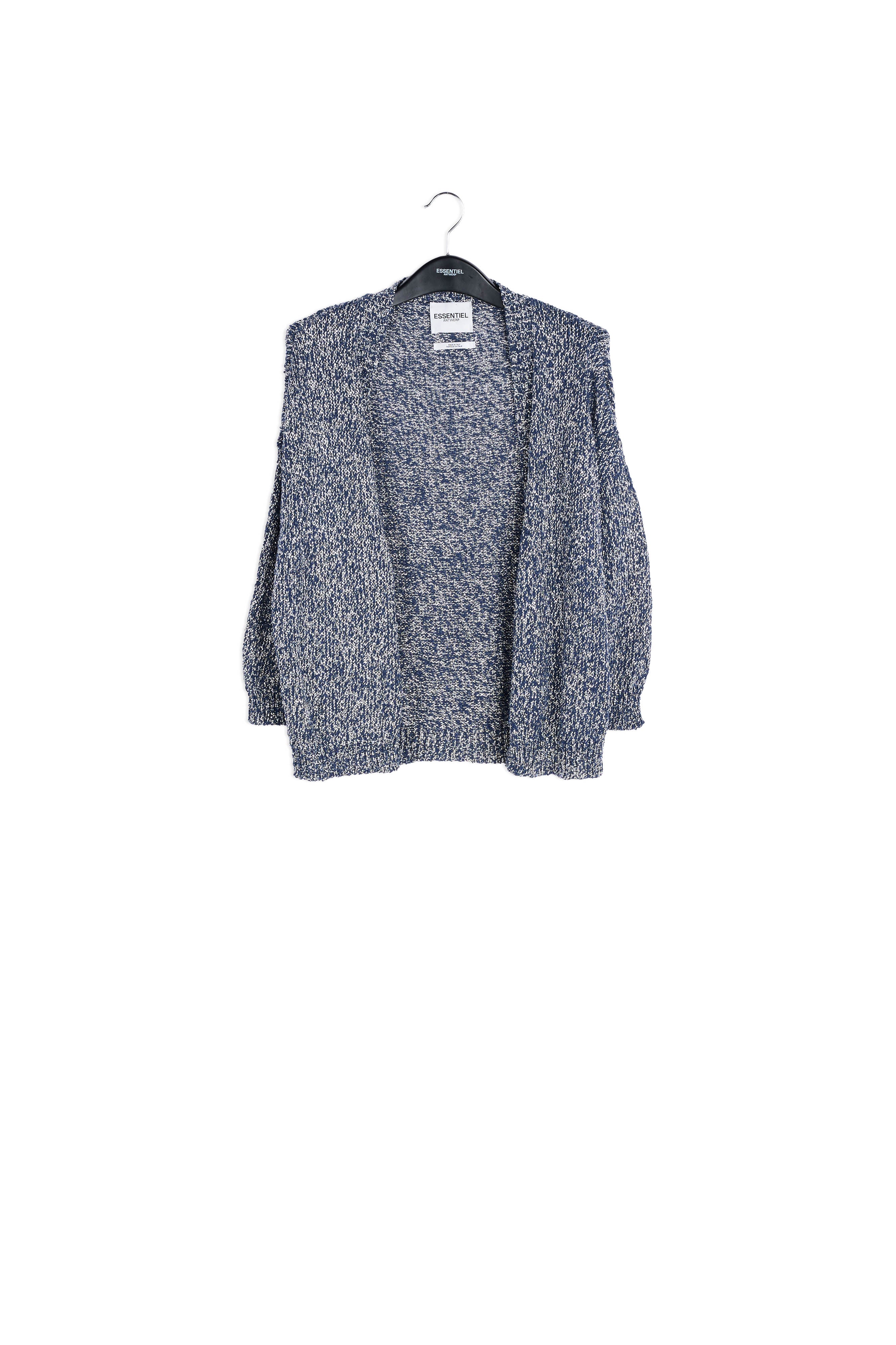 Cardigan bleu RE—SSENTIEL | Essentiel second hand