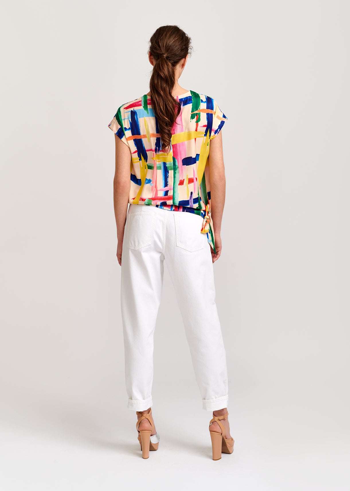 Top à rayures graphiques multicolores RE—SSENTIEL | Essentiel second hand