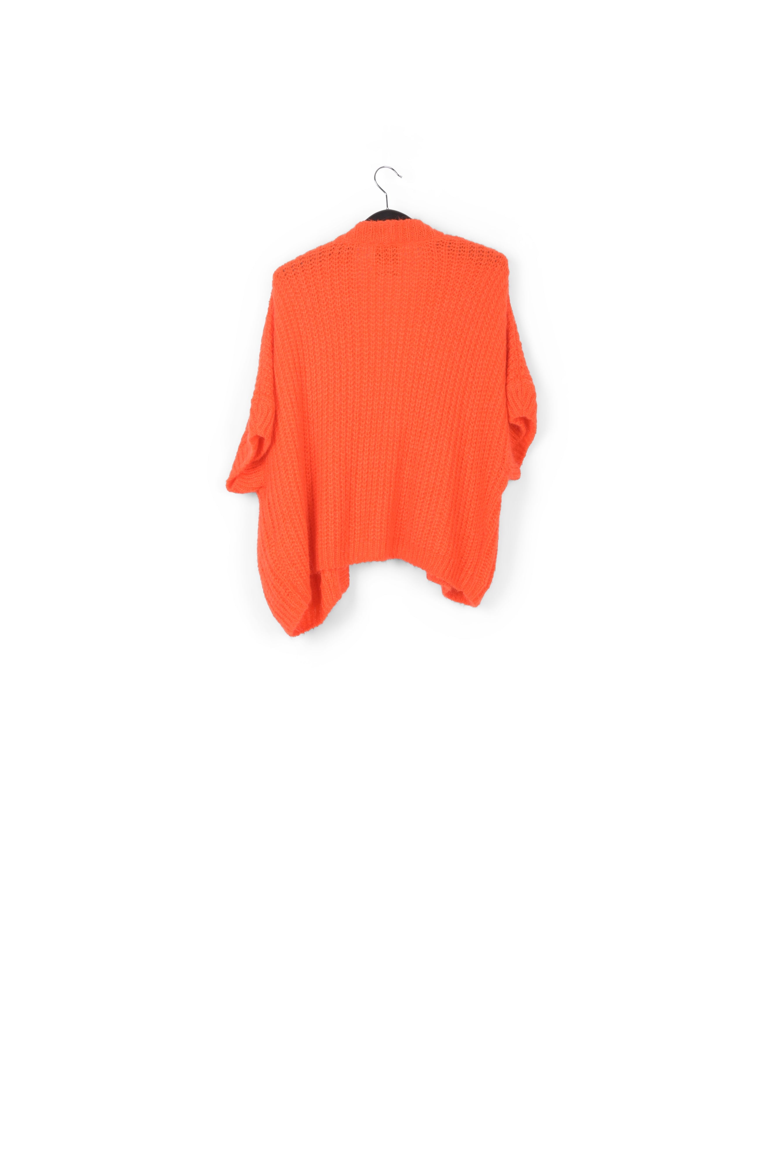 Cardigan orange en mohair mélangé RE—SSENTIEL | Essentiel second hand