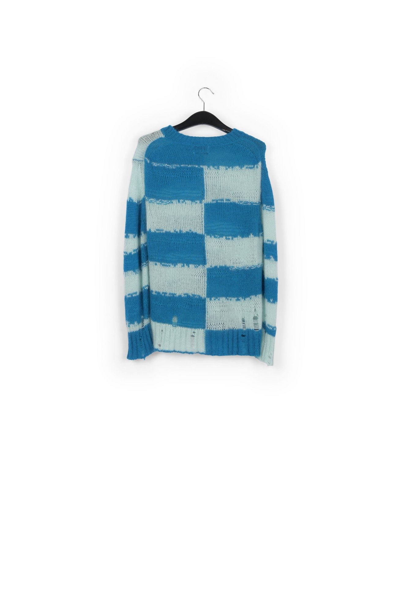 Pull à rayures bleu et bleu clair effet vieilli RE—SSENTIEL | Essentiel second hand