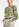 Limoengroene top met bloemenprint Faume - seconde main