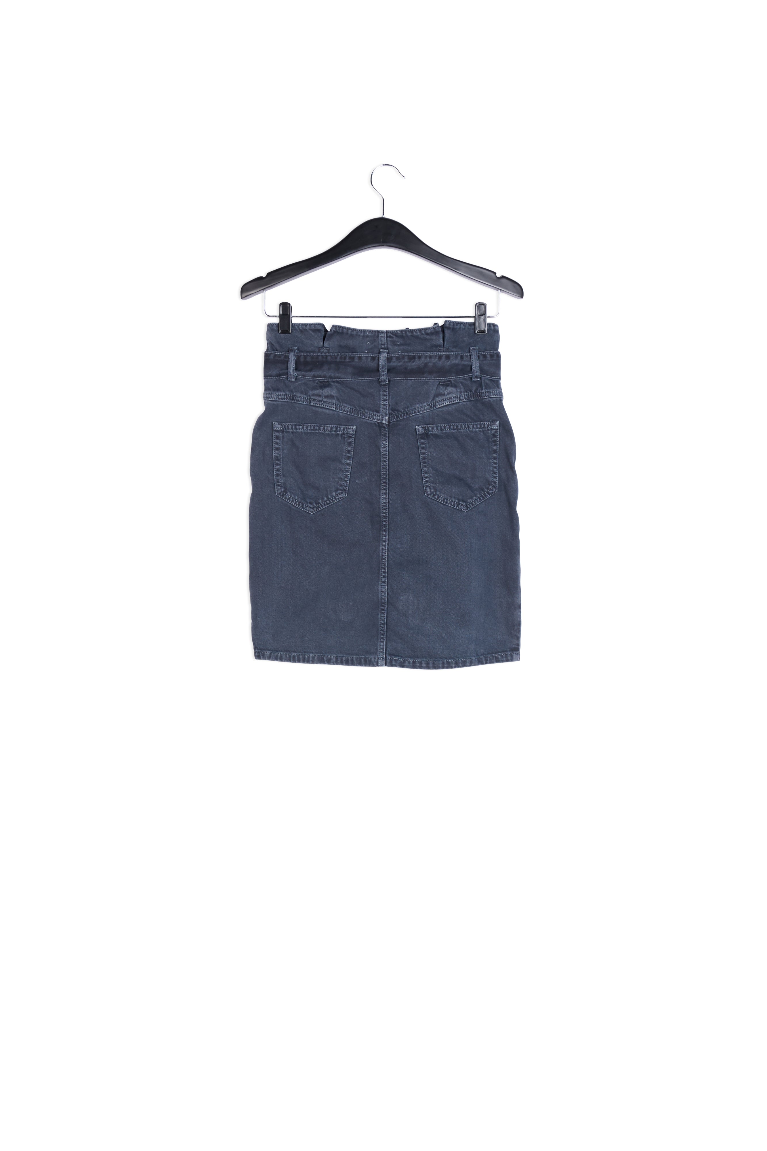 Minijupe noire à taille haute RE—SSENTIEL | Essentiel second hand