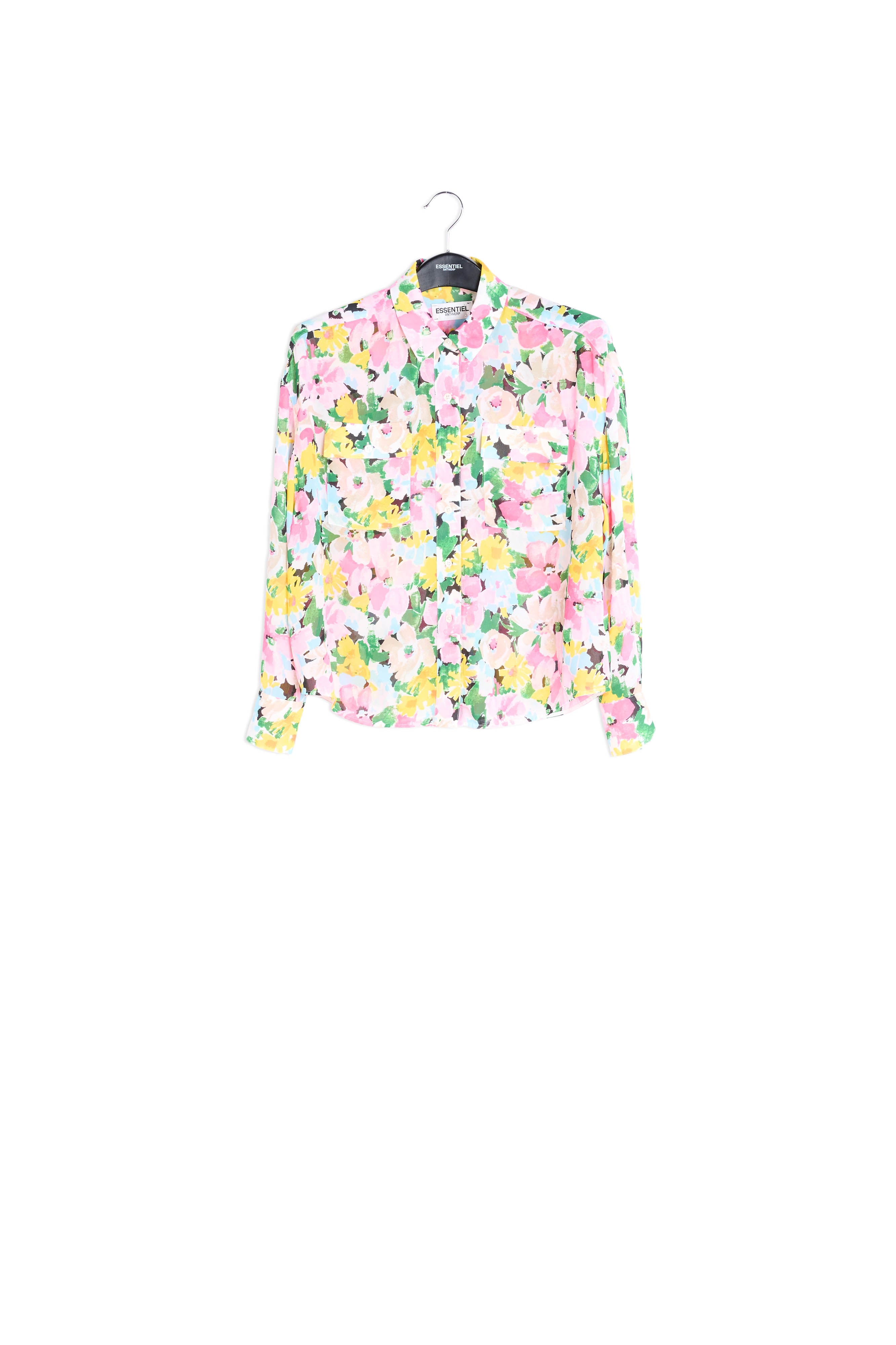 Multicolored floral-print shirt RE—SSENTIEL | Essentiel second hand