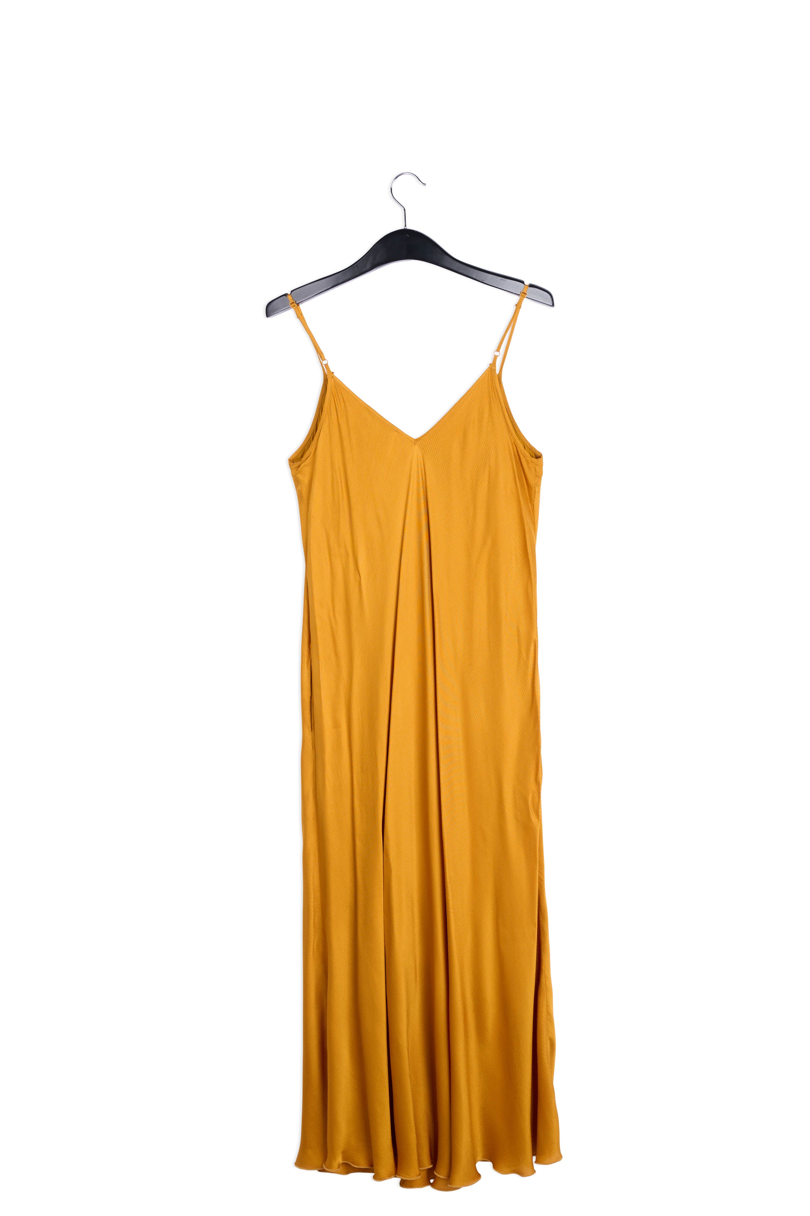 Ochre v-neck midi dress RE—SSENTIEL | Essentiel second hand