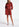 Burgundy denim mini dress Faume - seconde main