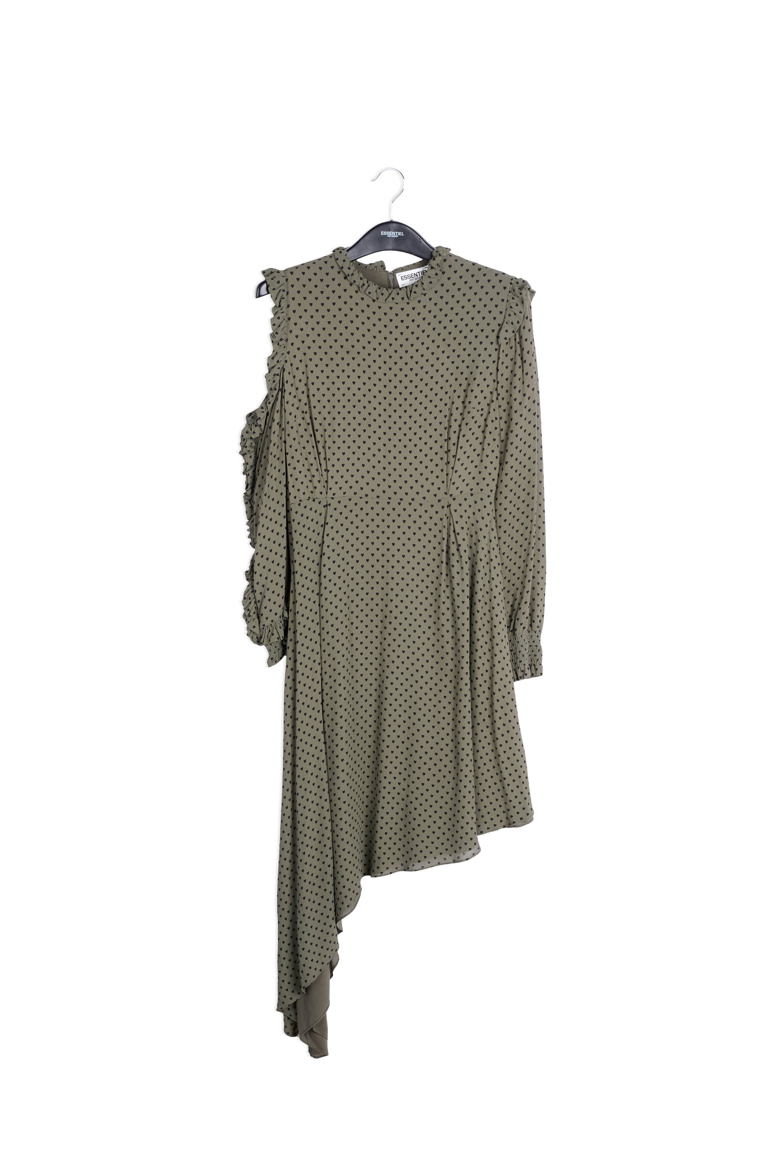 khaki dress RE—SSENTIEL | Essentiel second hand